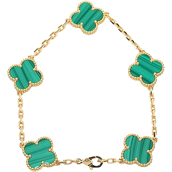 Van Cleef & Arpels Vintage Alhambra 5P Bracelet RN0002381 Van Cleef & Arpels Vintage Alhambra 5P Bracelet RN0002381