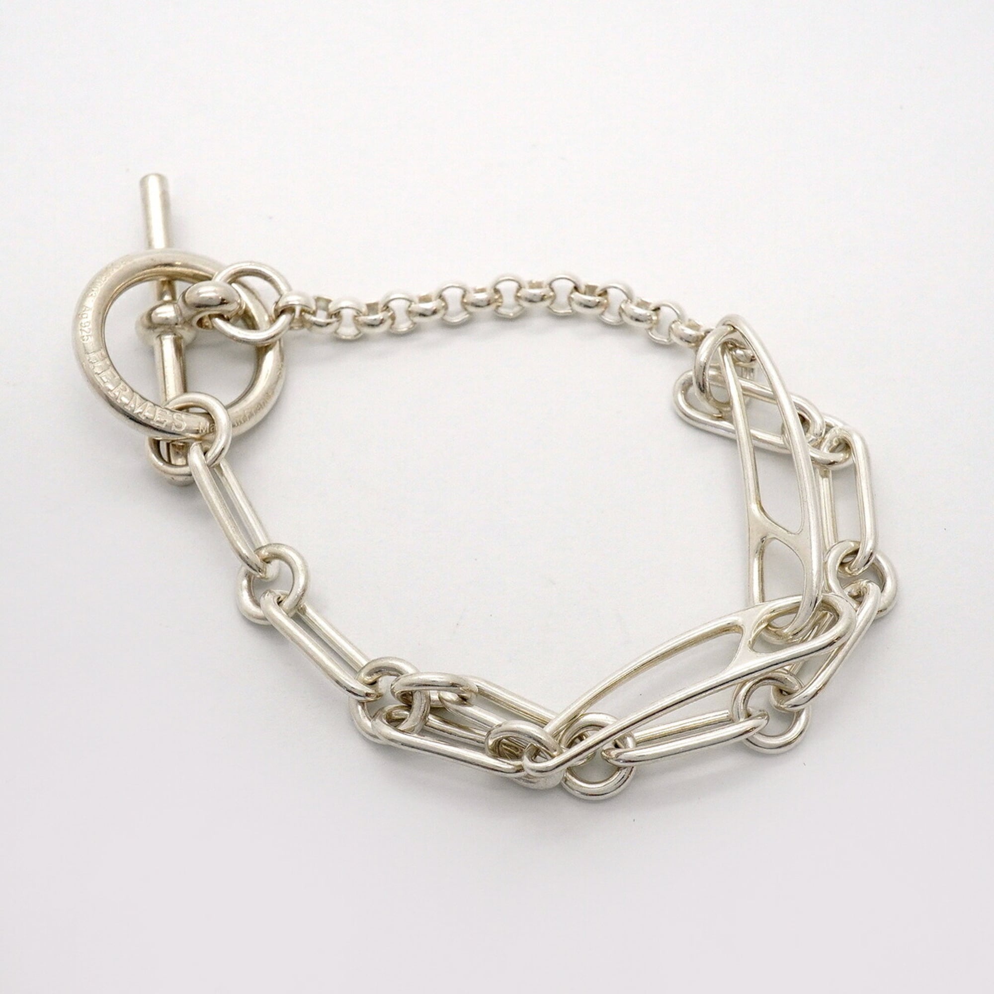 Hermès Chaine d'Ancre Punk Bracelet RN0002410
