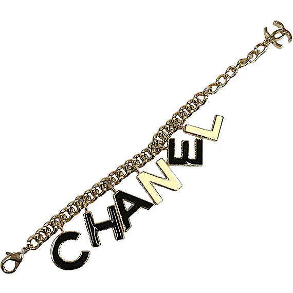 Chanel B22A AB8724 Logo Design Coco Mark Chain Brace RN0002433 Chanel B22A AB8724 Logo Design Coco Mark Chain Brace RN0002433