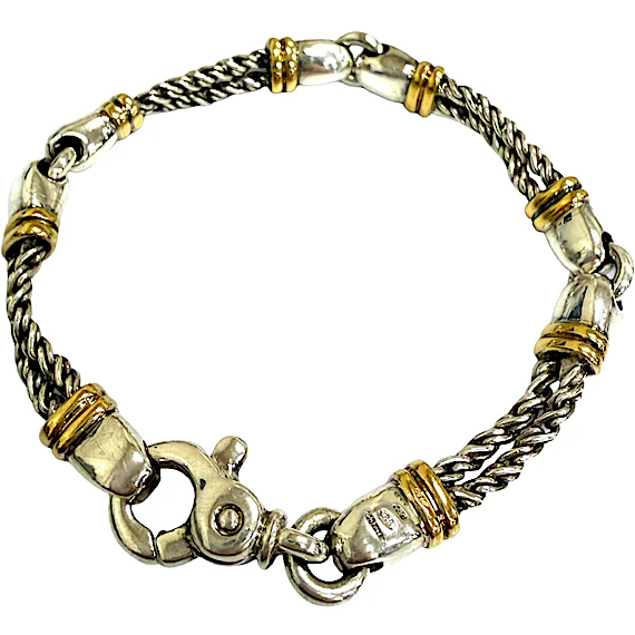 Tiffany Tiffany 750 SV925 Double Rope Bracelet RN0002434 Tiffany Tiffany 750 SV925 Double Rope Bracelet RN0002434
