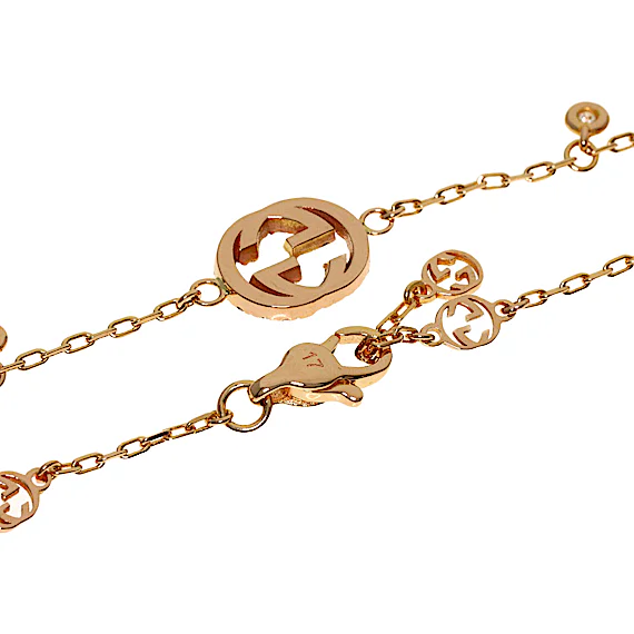 Gucci Interlocking Diamond #17 Bracelet RN0002439 Gucci Interlocking Diamond #17 Bracelet RN0002439