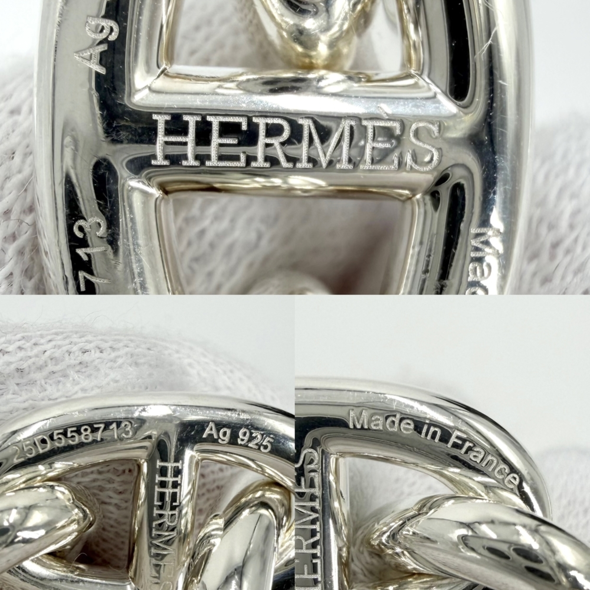 Hermès Chaine d'Ancre TGM bracelet RN0002476
