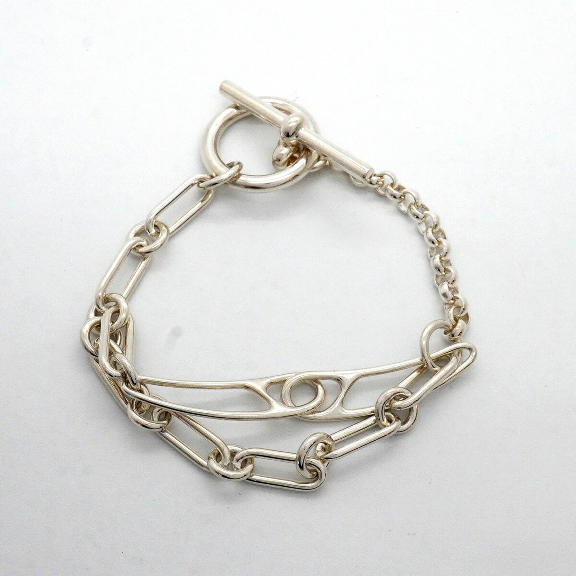 Hermès Chaine d'Ancre Punk Bracelet RN0002491