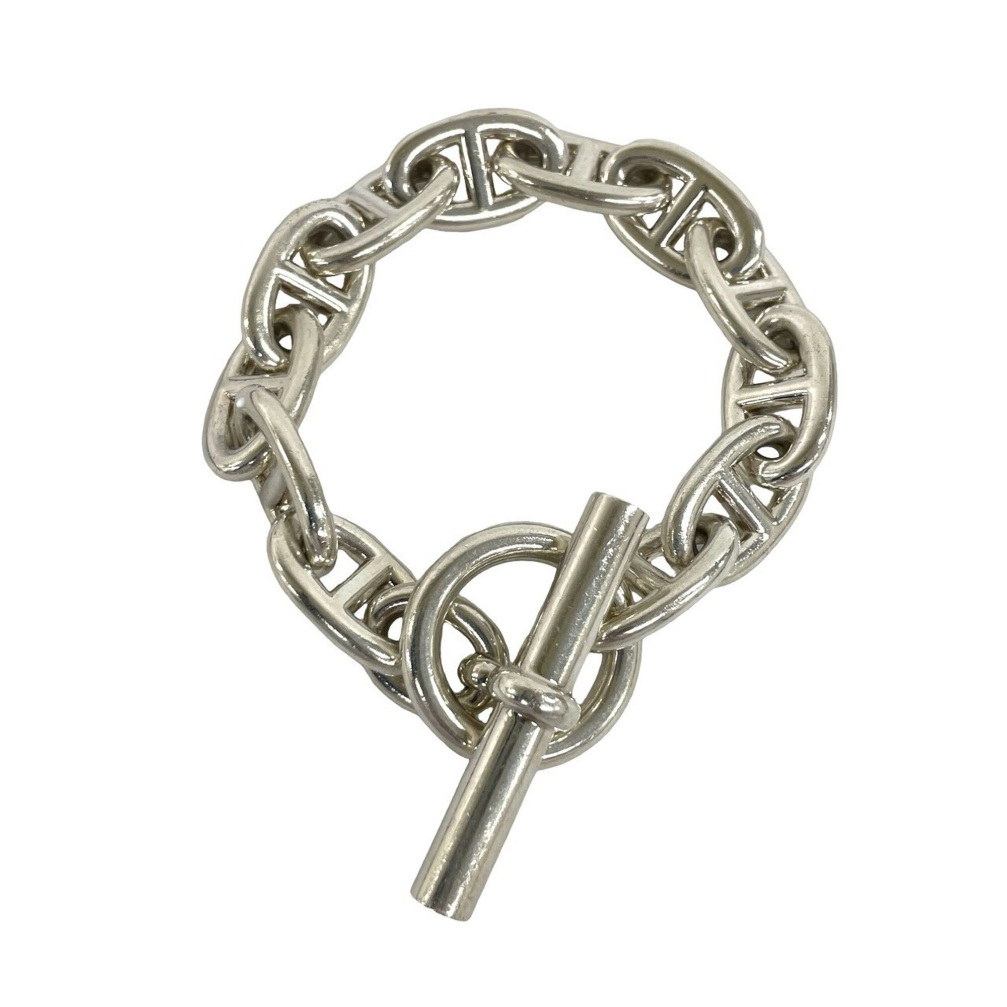 Hermès Chaine d'Ancre TGM 12-link bracelet RN0002522