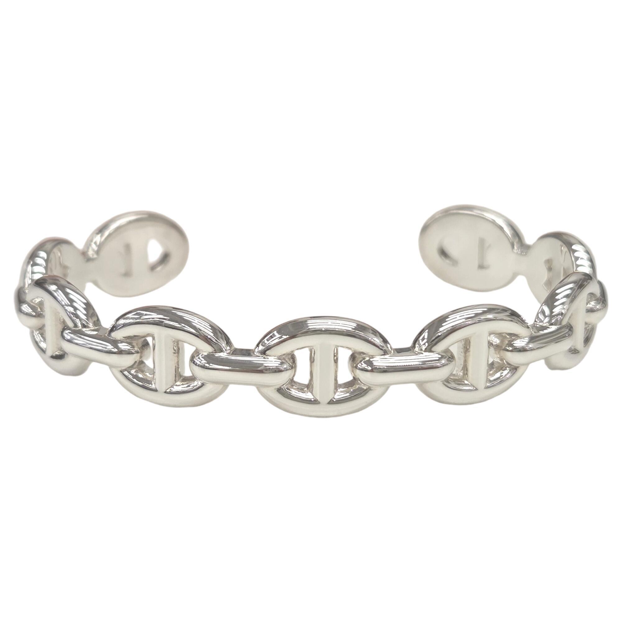 Hermès Chaine d'Ancre Enchainée Bangle RN0002525