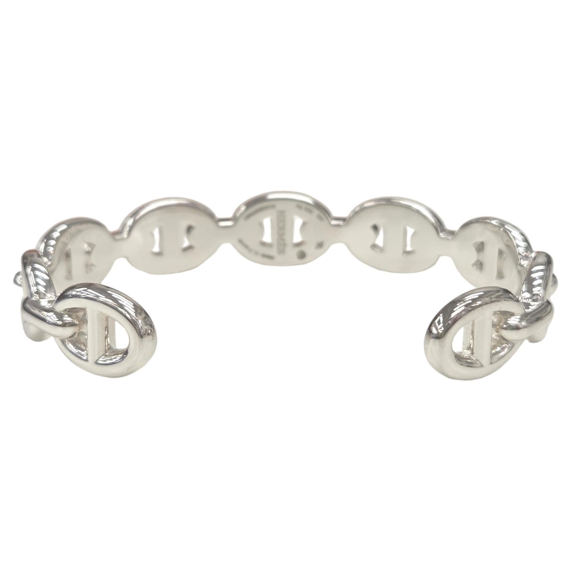 Hermès Chaine d'Ancre Enchainée Bangle RN0002525