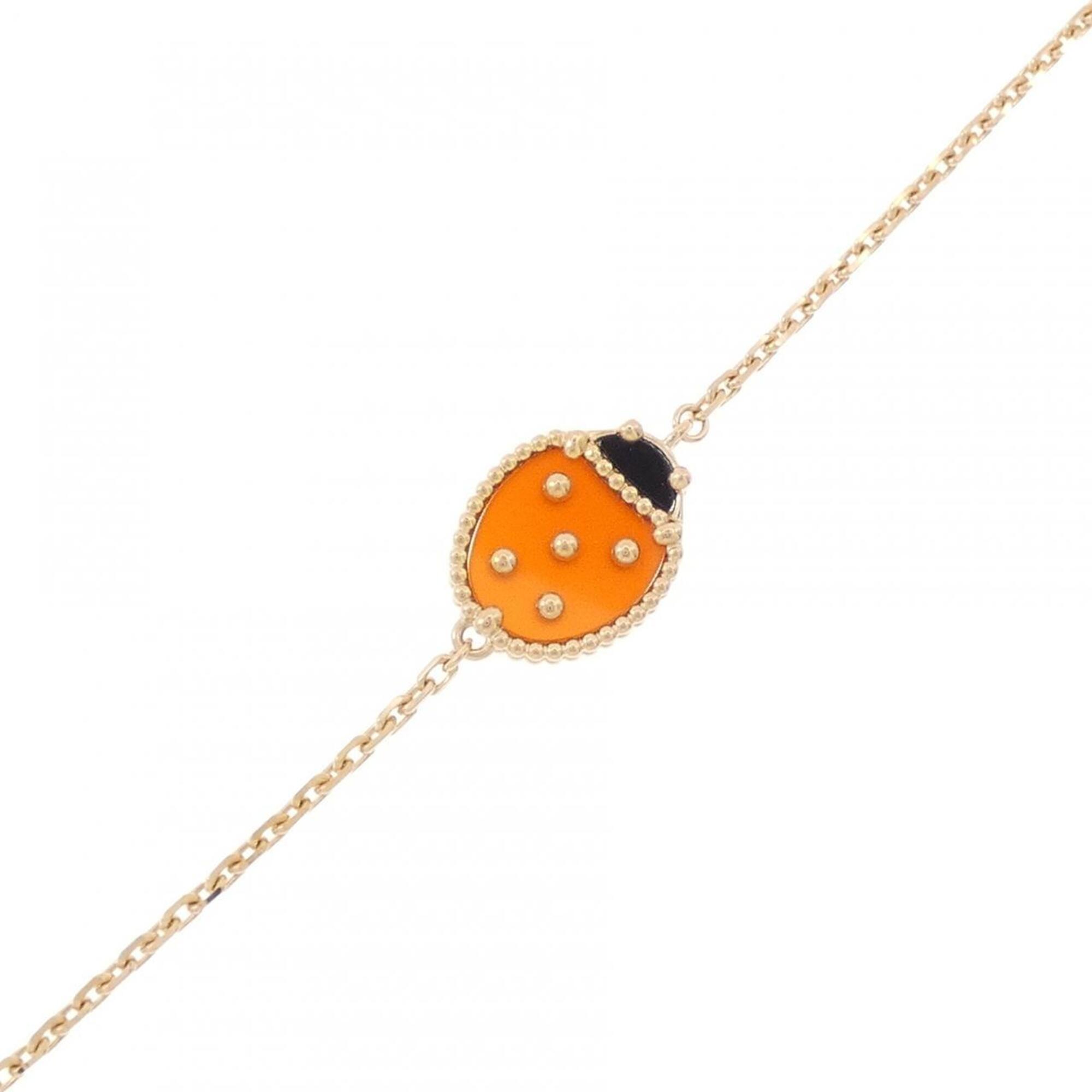 Van Cleef & Arpels Lucky Spring Closed Wing Ladybug Bracelet RN0002533