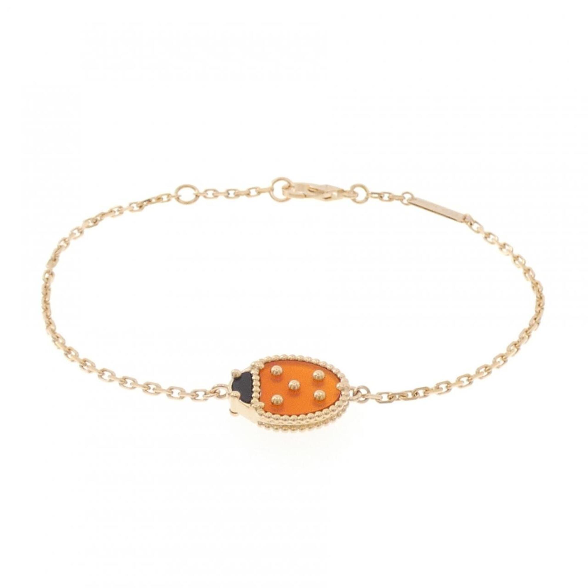 Van Cleef & Arpels Lucky Spring Closed Wing Ladybug Bracelet RN0002533