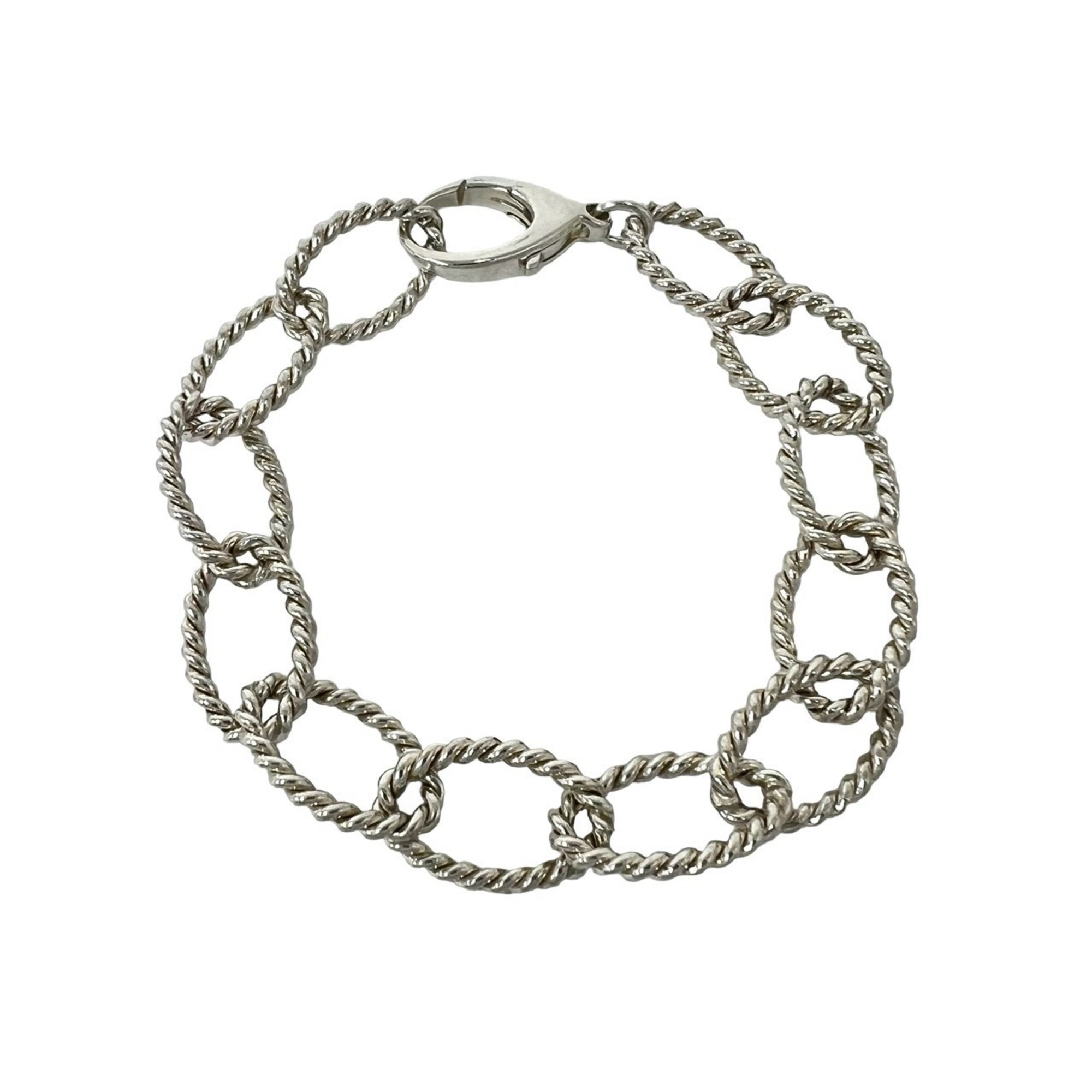 Tiffany Tiffany Vintage Oval Link Twist Bracelet RN0002542