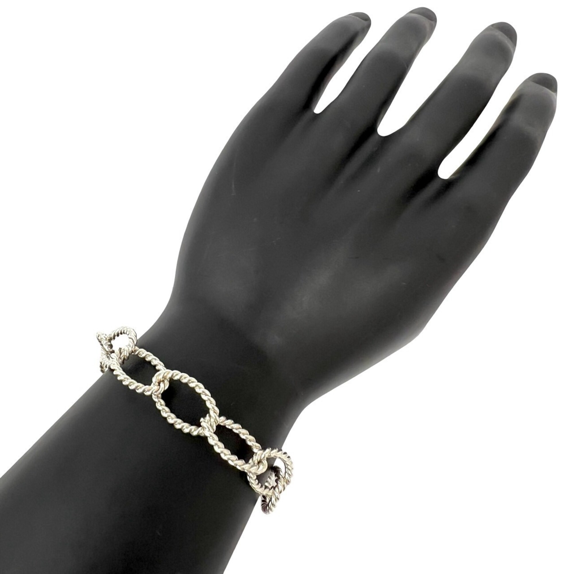 Tiffany Tiffany Vintage Oval Link Twist Bracelet RN0002542