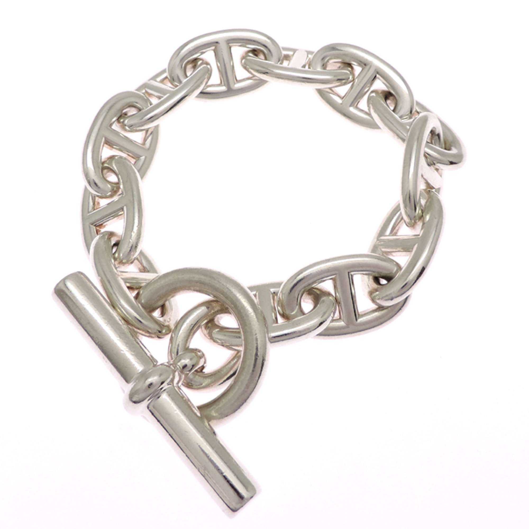 Hermès Chaine d'Ancre TGM 12-link bracelet RN0002550