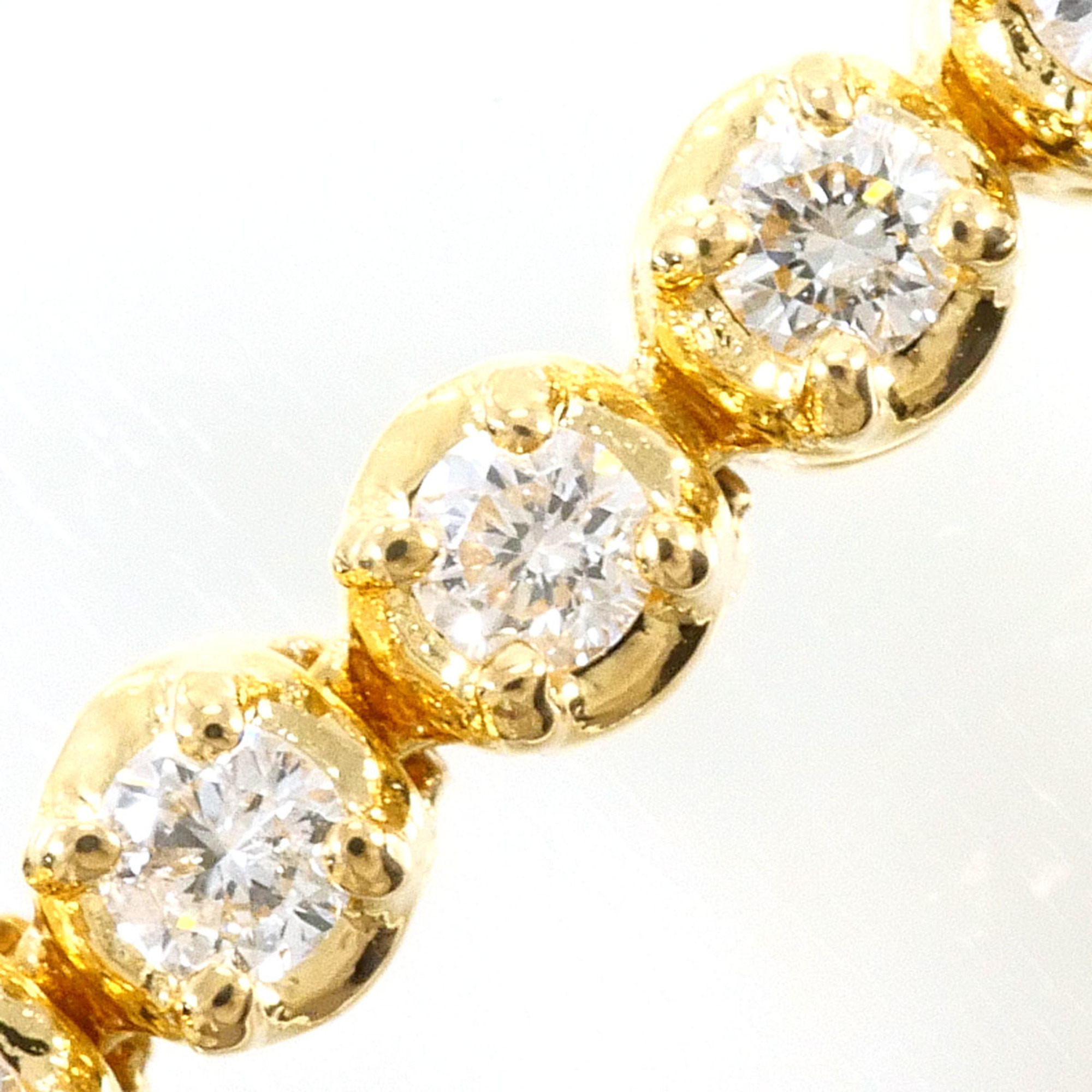 Unbranded 18K Yellow Gold Diamond Bracelet RN0002557
