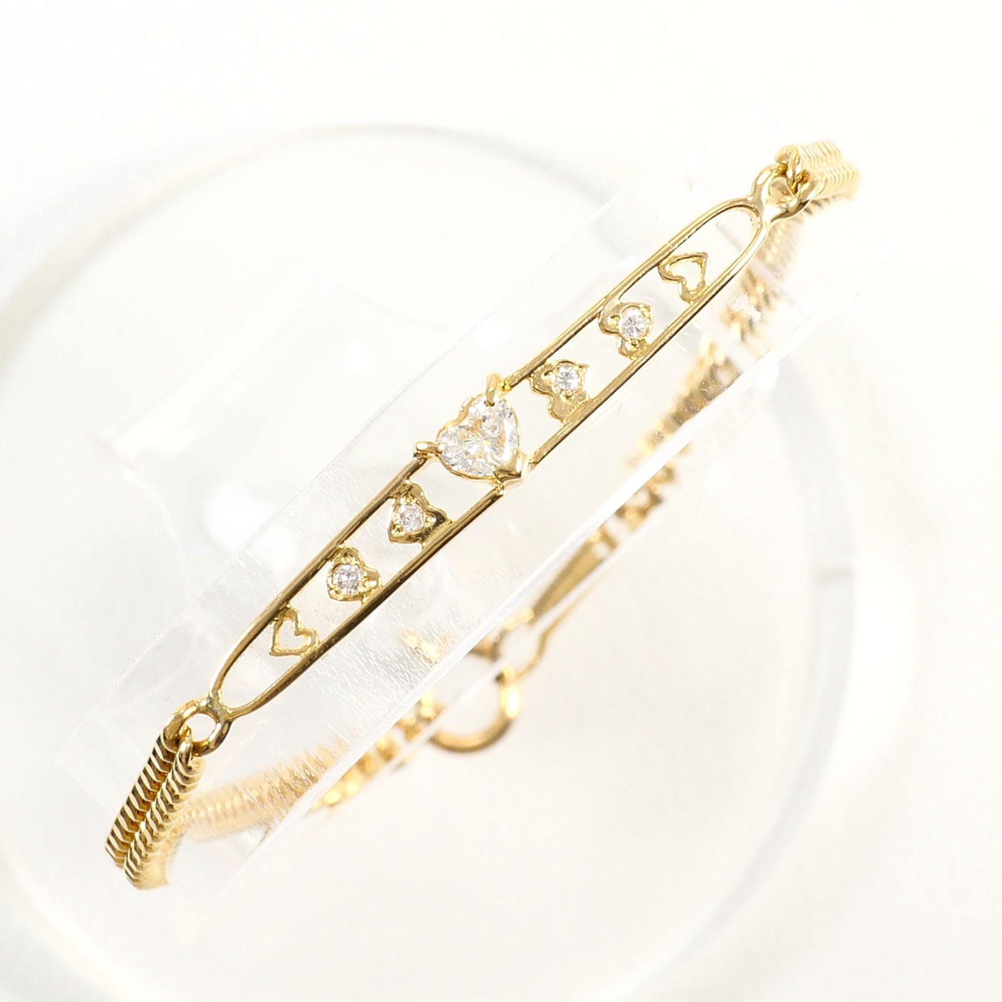 Unbranded 18K Yellow Gold Diamond Bracelet RN0002558