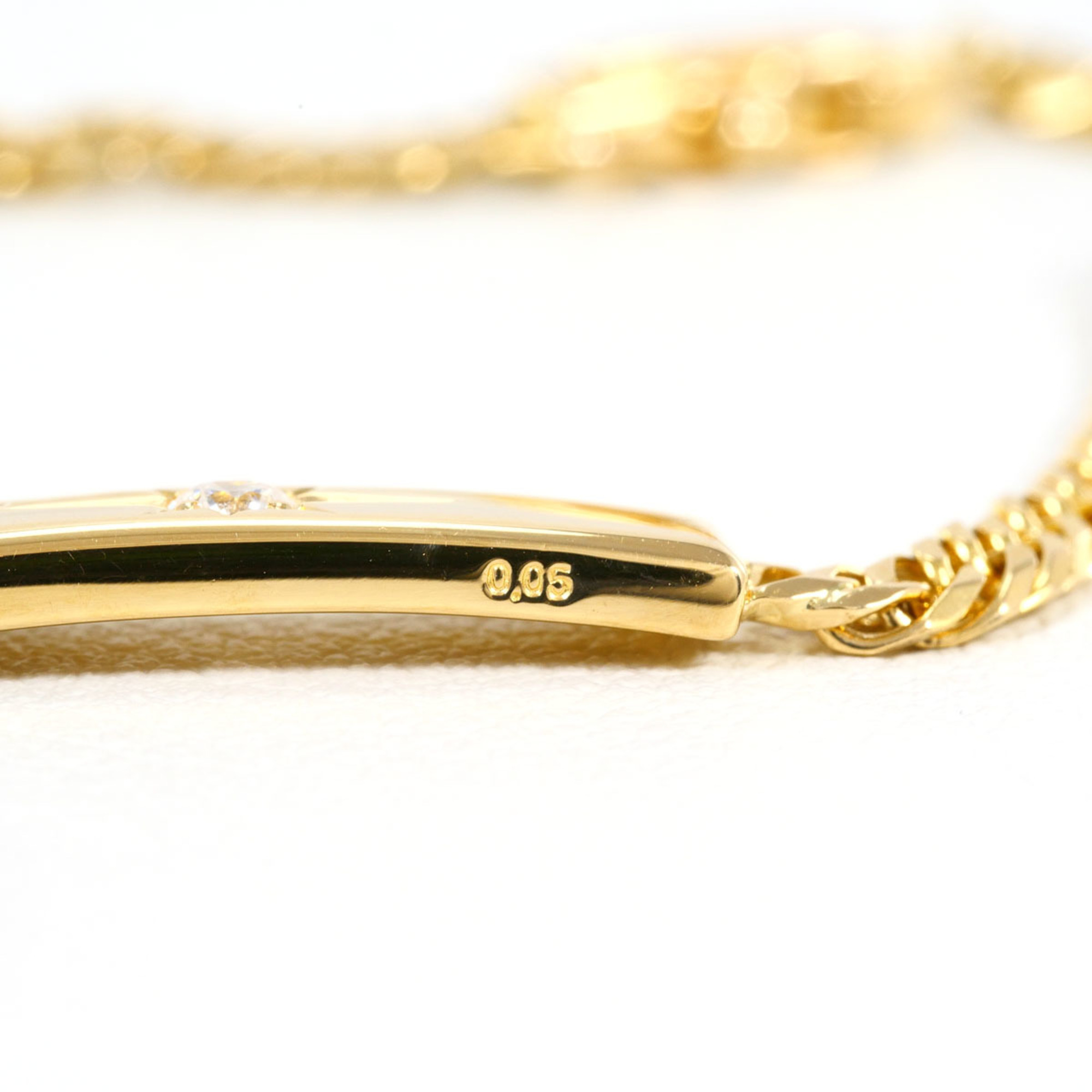 Unbranded 18K Yellow Gold Diamond Bracelet RN0002561