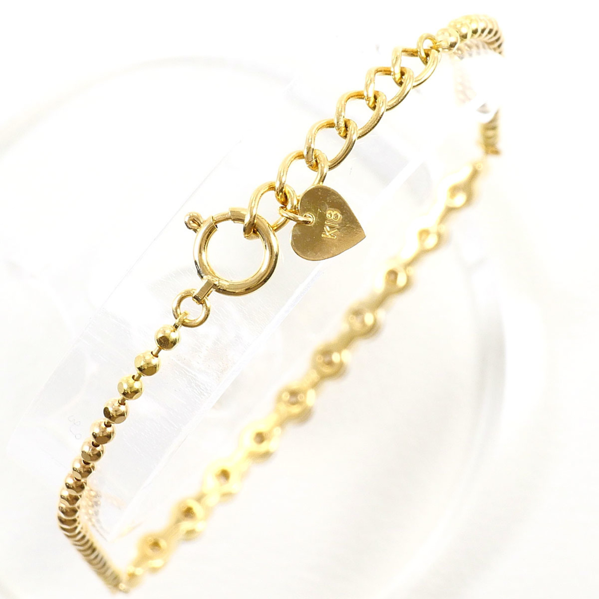Unbranded 18K Yellow Gold Bracelet Brown Diamonds RN0002565