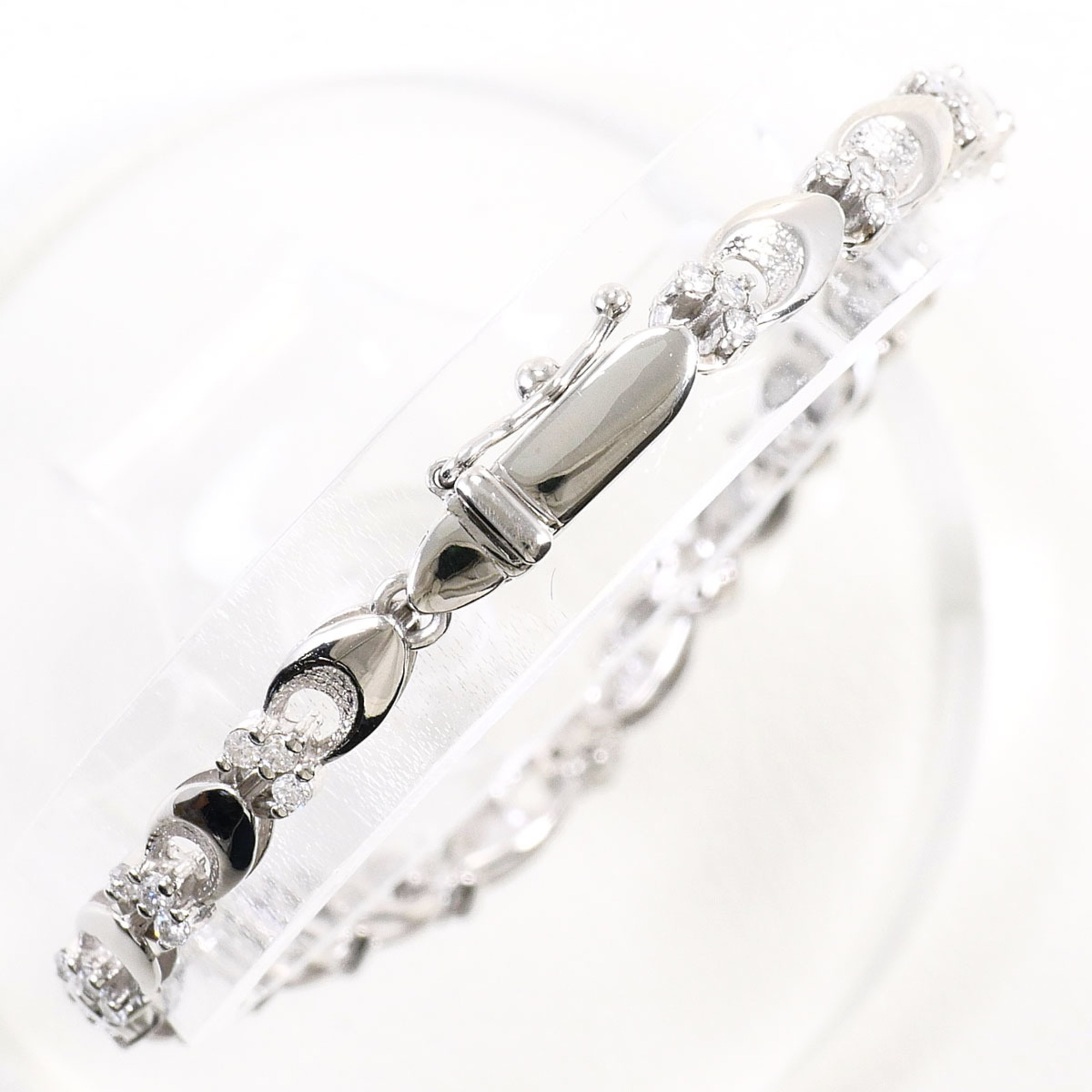Unbranded PT850 Platinum Bracelet with 0.63ct Diamonds RN0002567