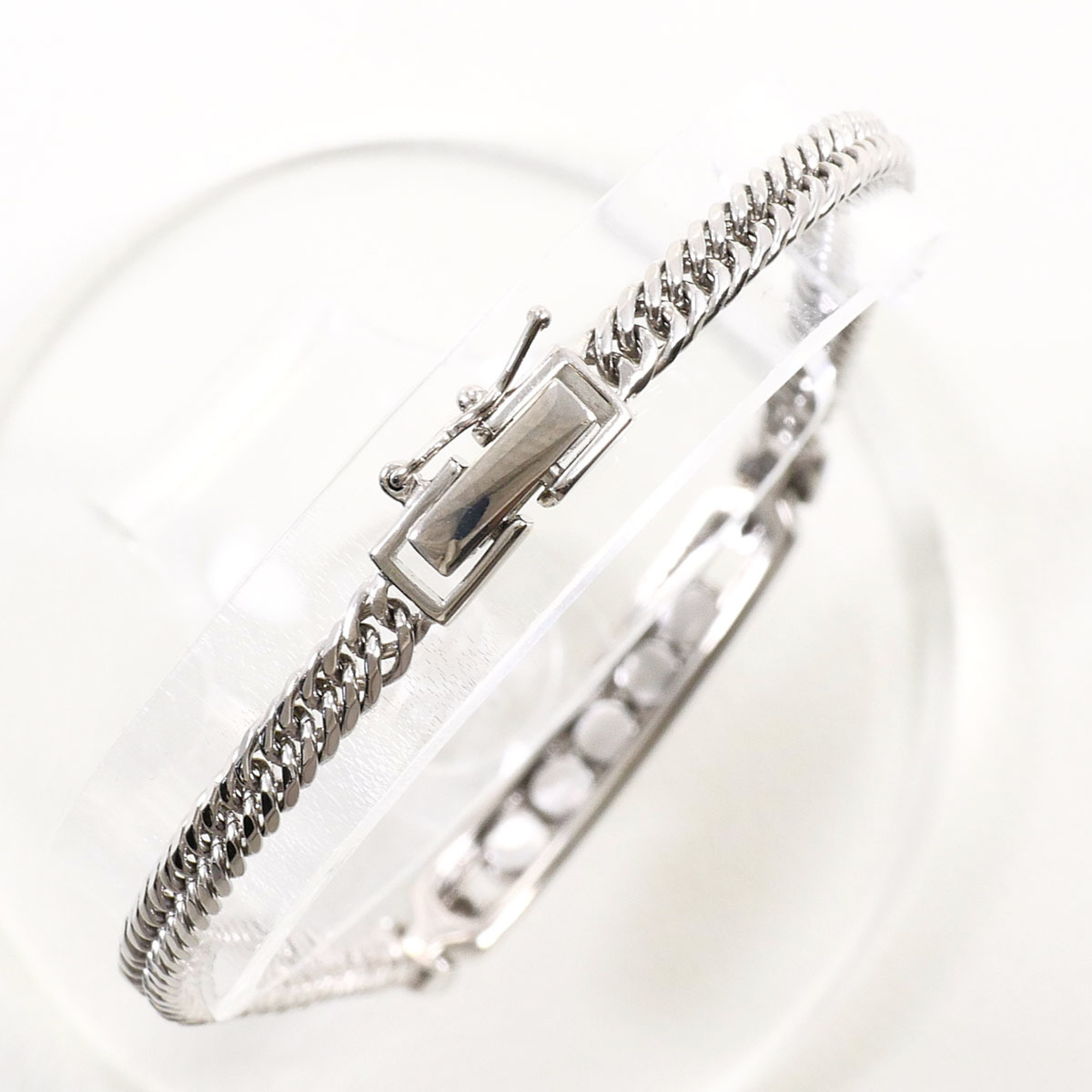 Unbranded K14 14K WG White Gold Bracelet with 0.11ct Di RN0002568