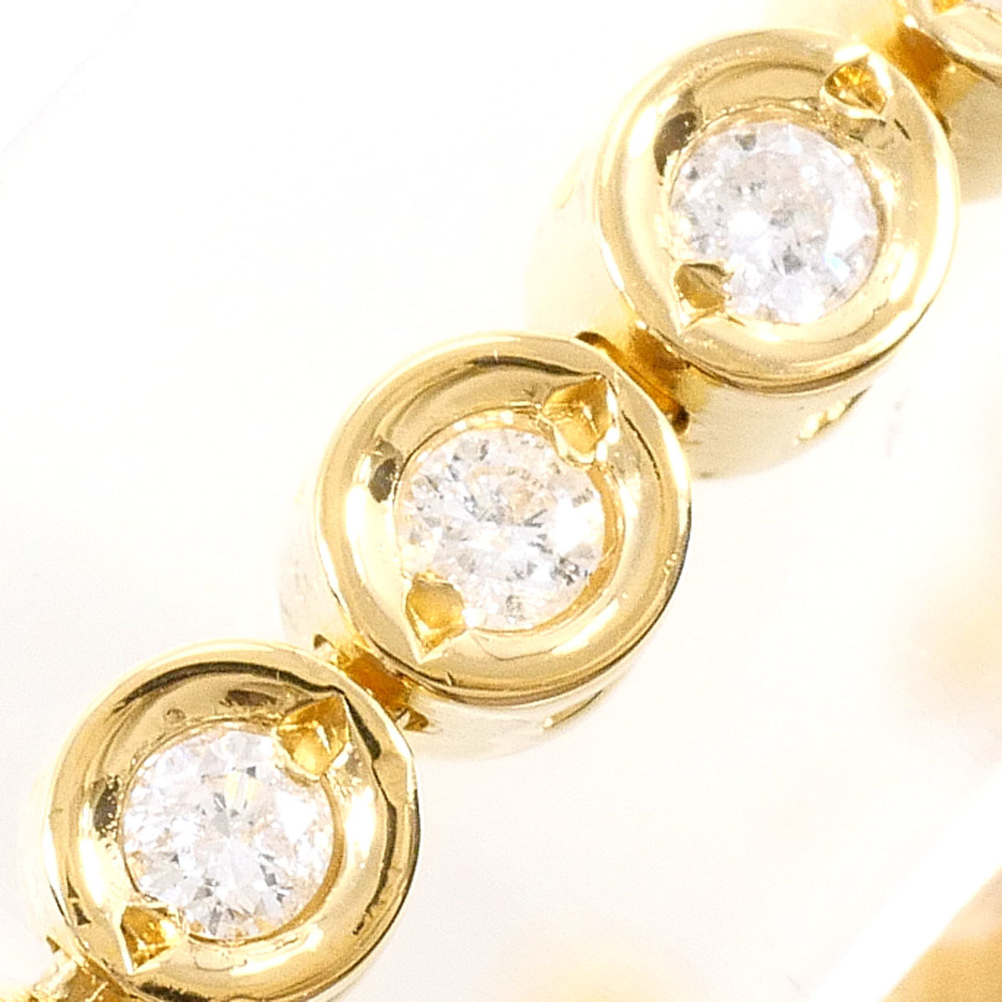 Unbranded 18K Yellow Gold Diamond Bracelet RN0002569
