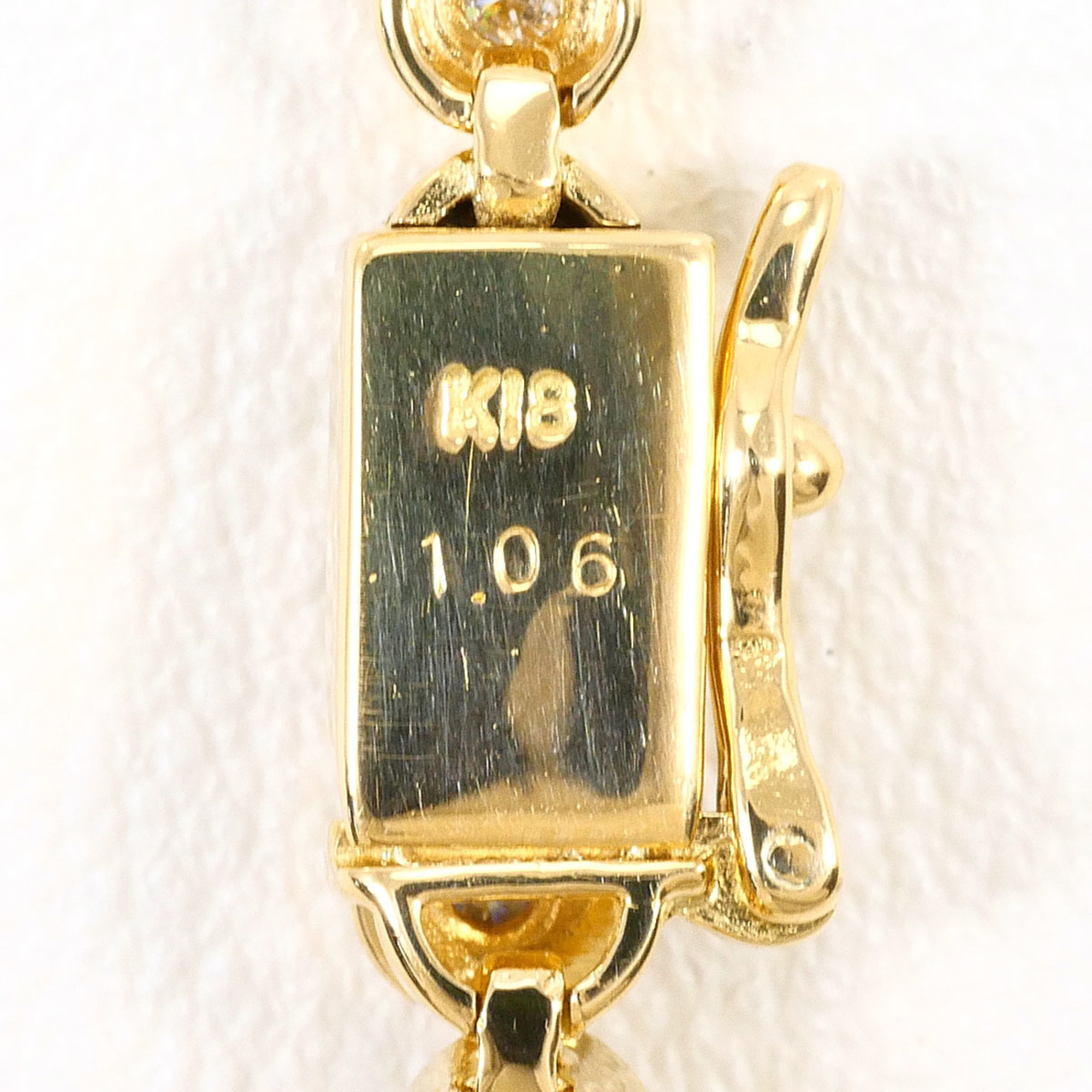 Unbranded 18K Yellow Gold Diamond Bracelet RN0002569