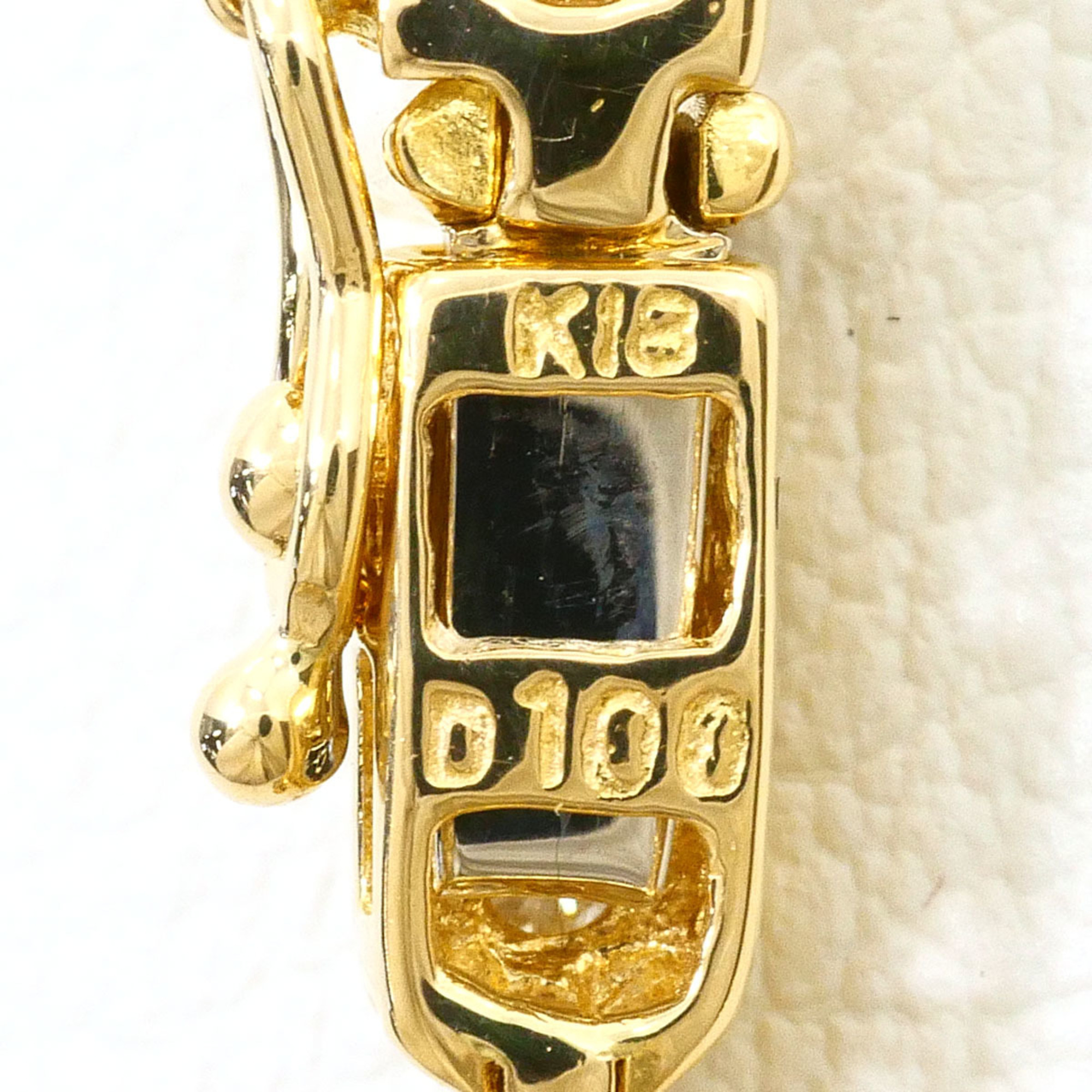 Unbranded 18K Yellow Gold Diamond Bracelet RN0002570