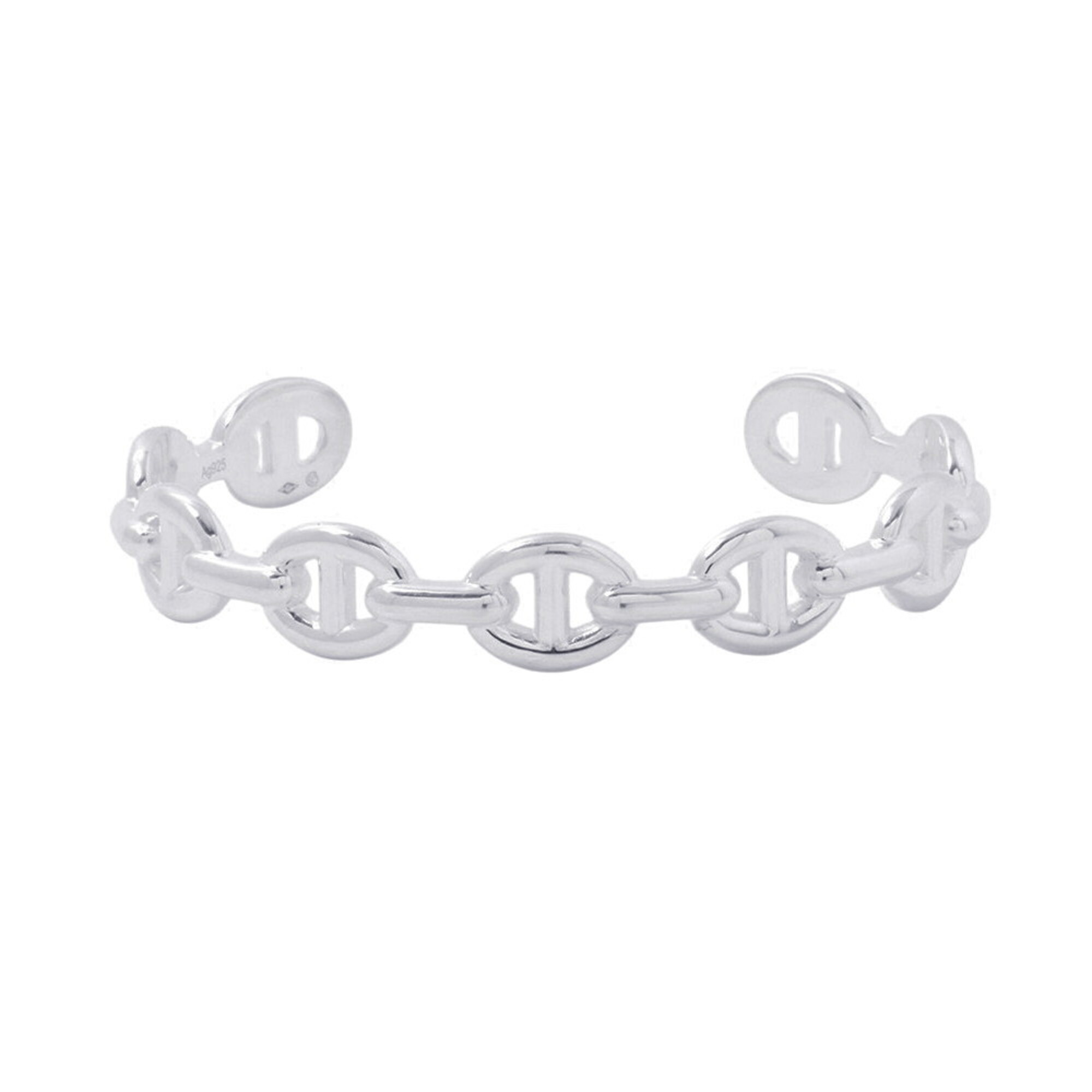 Hermès Chaine d'Ancre Enchainée Bangle RN0002575
