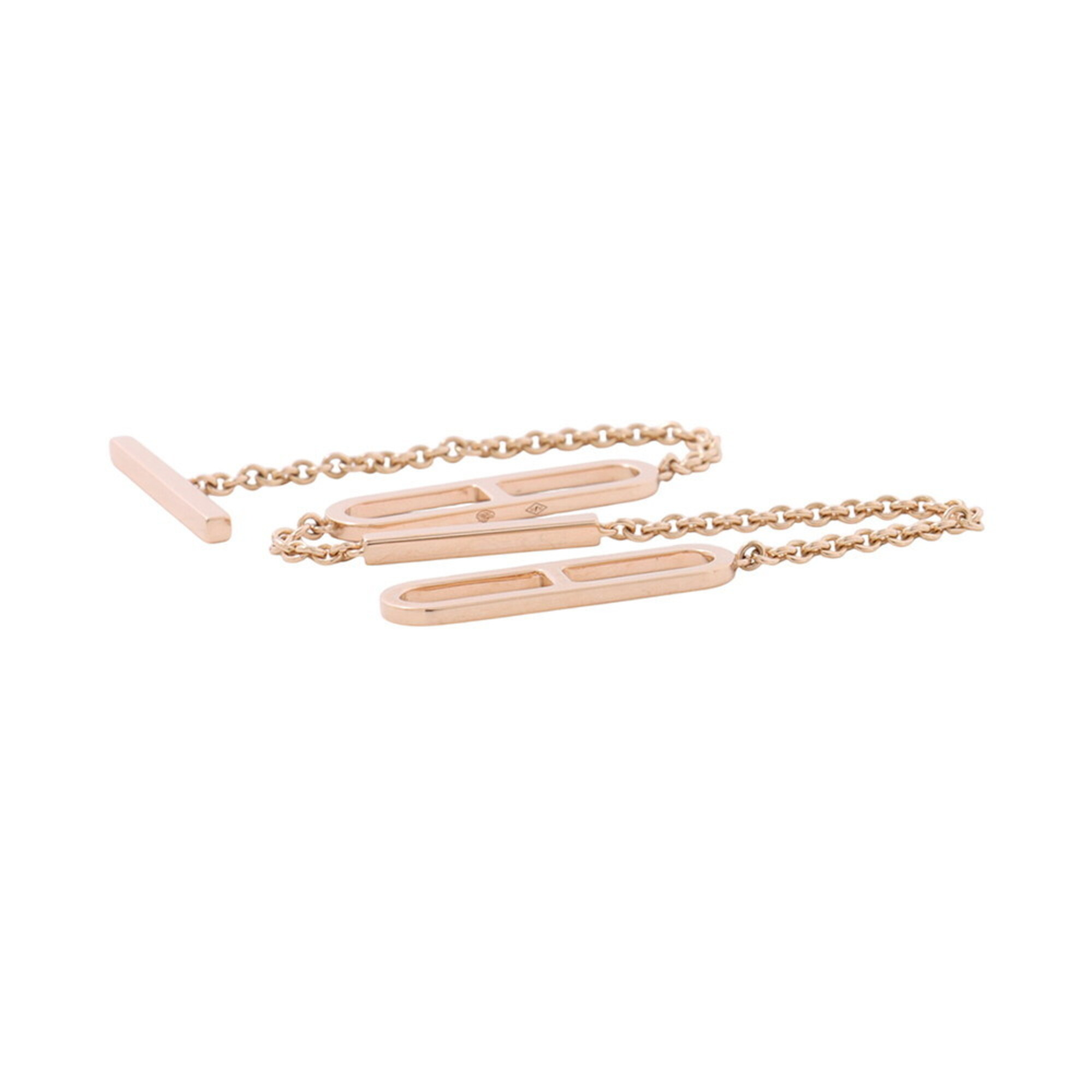 Hermès Chaine d'Ancre 18KPG Pink Gold Size ST RN0002660