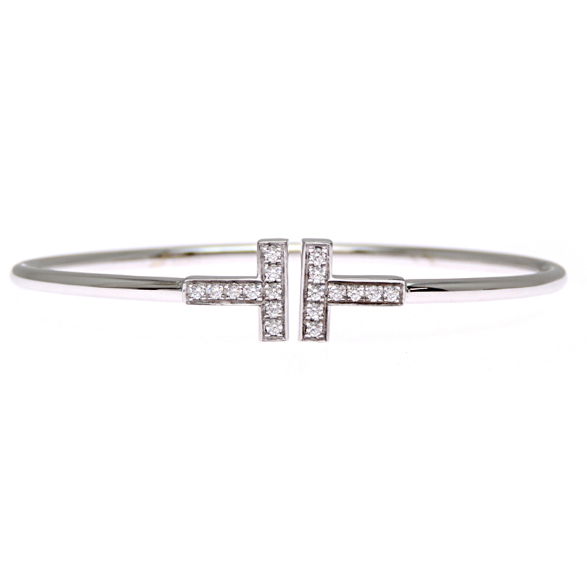 Tiffany T Diamond Wire Bracelet RN0002676