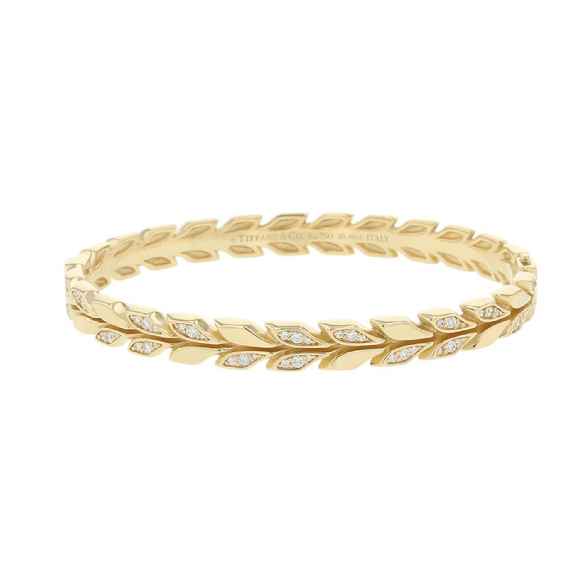 Tiffany Victoria Vine Hinged Bangle Bracelet RN0002705