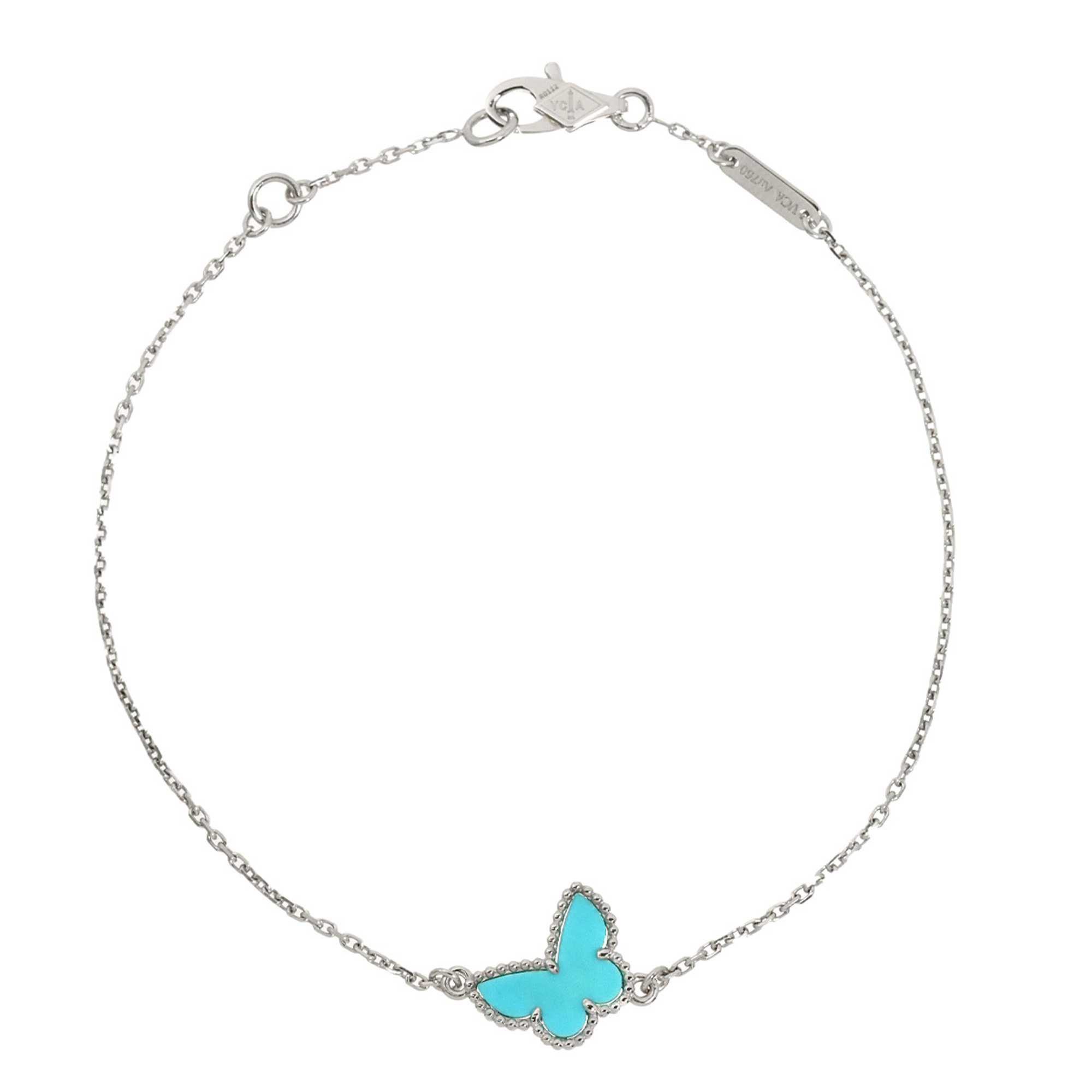 Van Cleef & Arpels Sweet Alhambra Papillon Turquoise Bracelet RN0002727