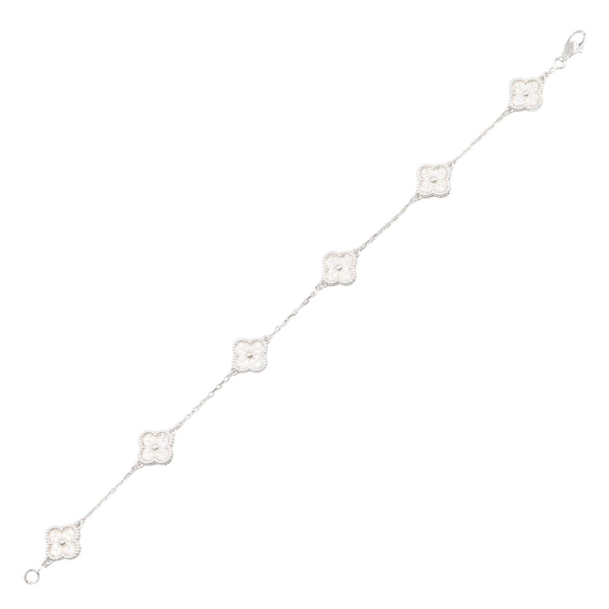Van Cleef & Arpels Sweet Alhambra Diamond 6-Motif Bracelet RN0002729