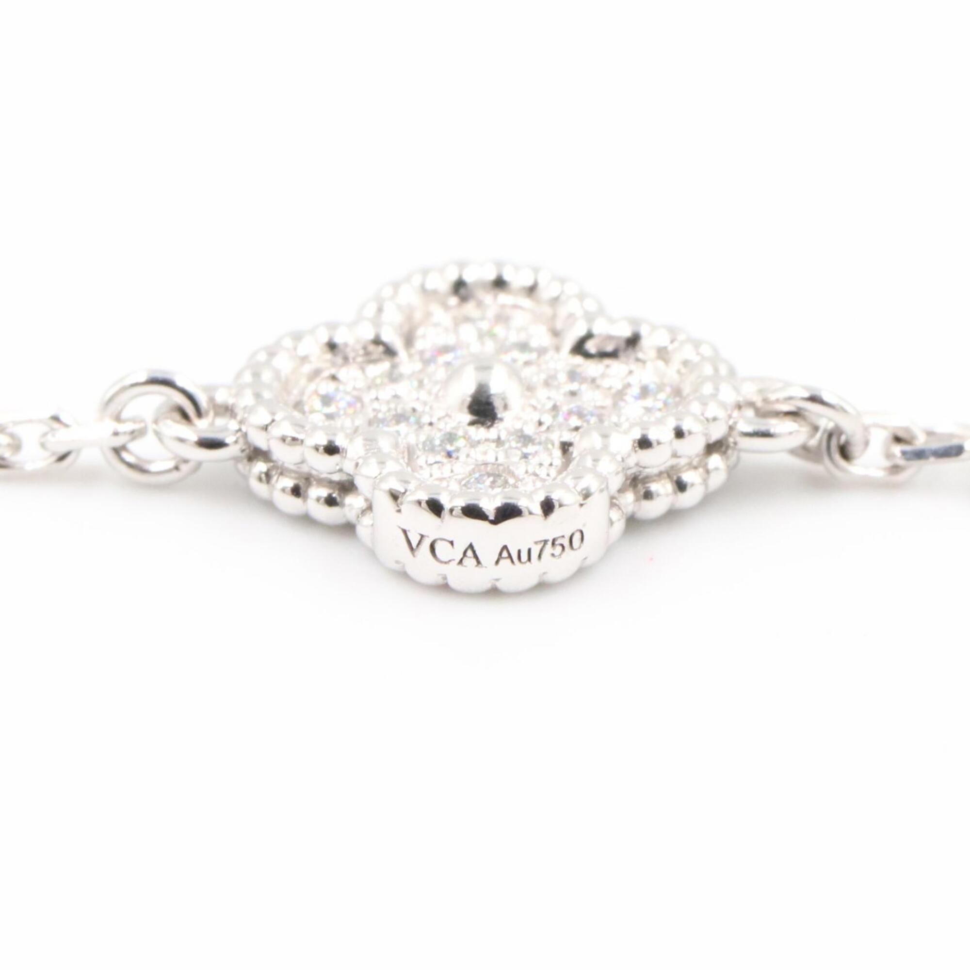 Van Cleef & Arpels Sweet Alhambra Diamond 6-Motif Bracelet RN0002729