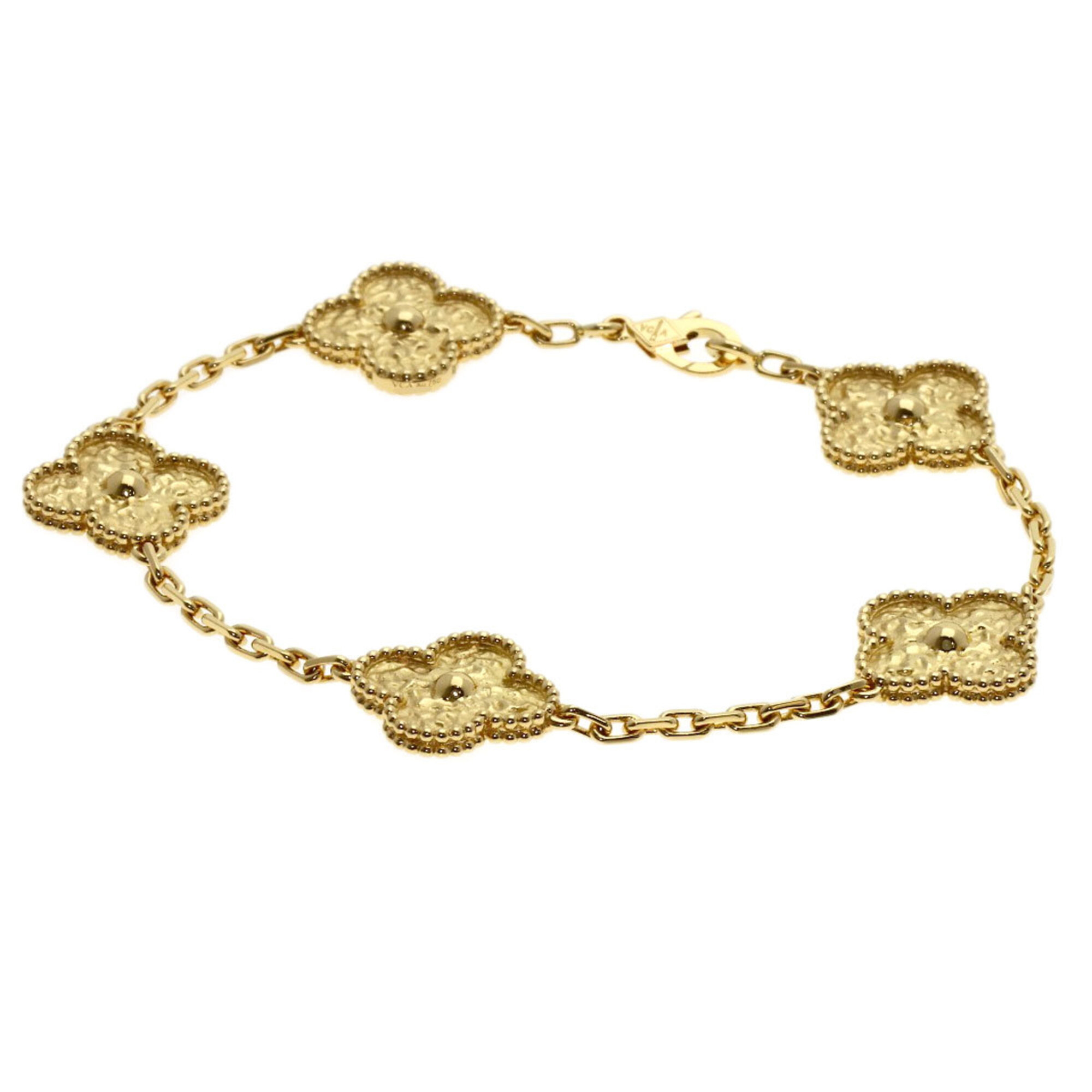 Van Cleef & Arpels Vintage Alhambra 5-Motif Bracelet RN0002748