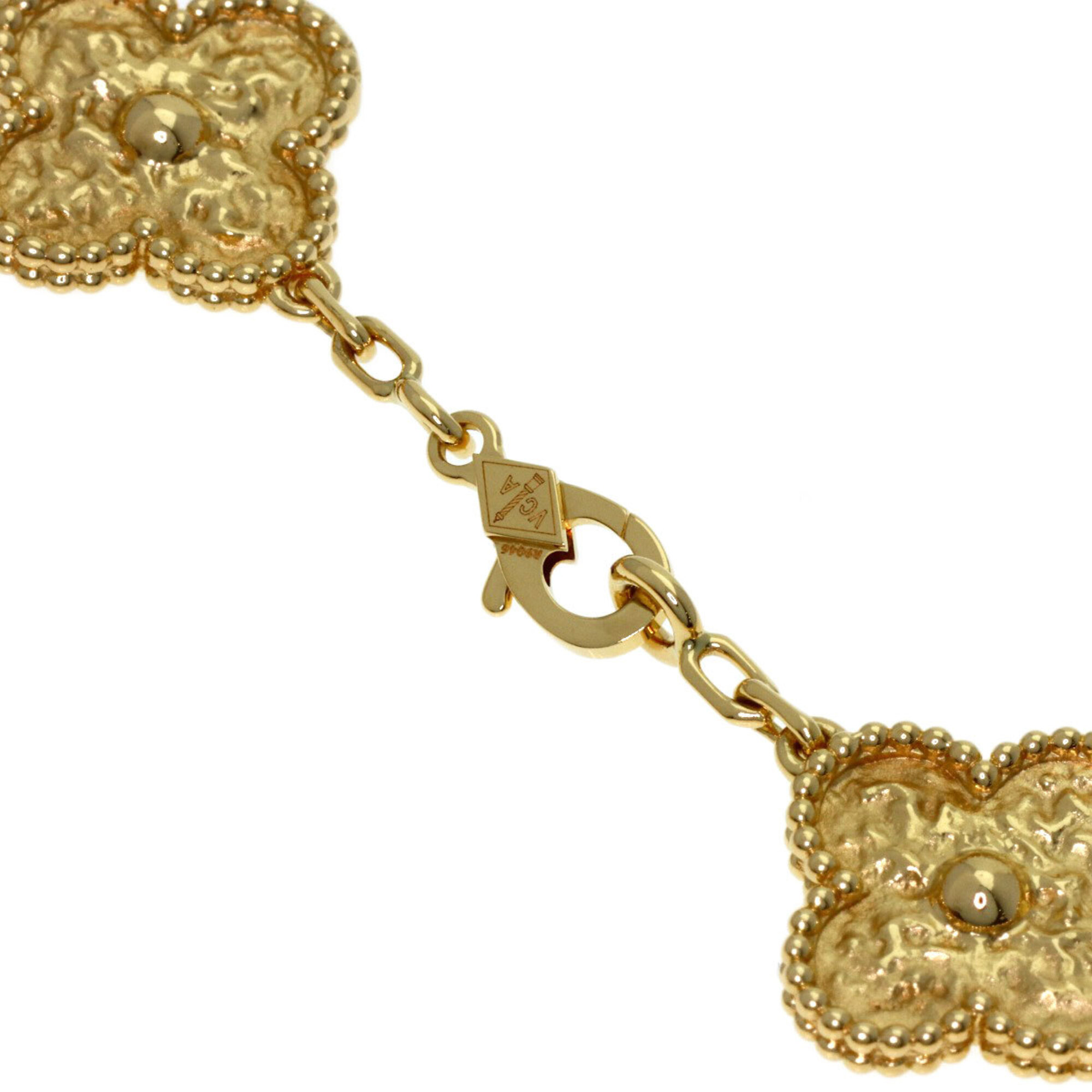 Van Cleef & Arpels Vintage Alhambra 5-Motif Bracelet RN0002748