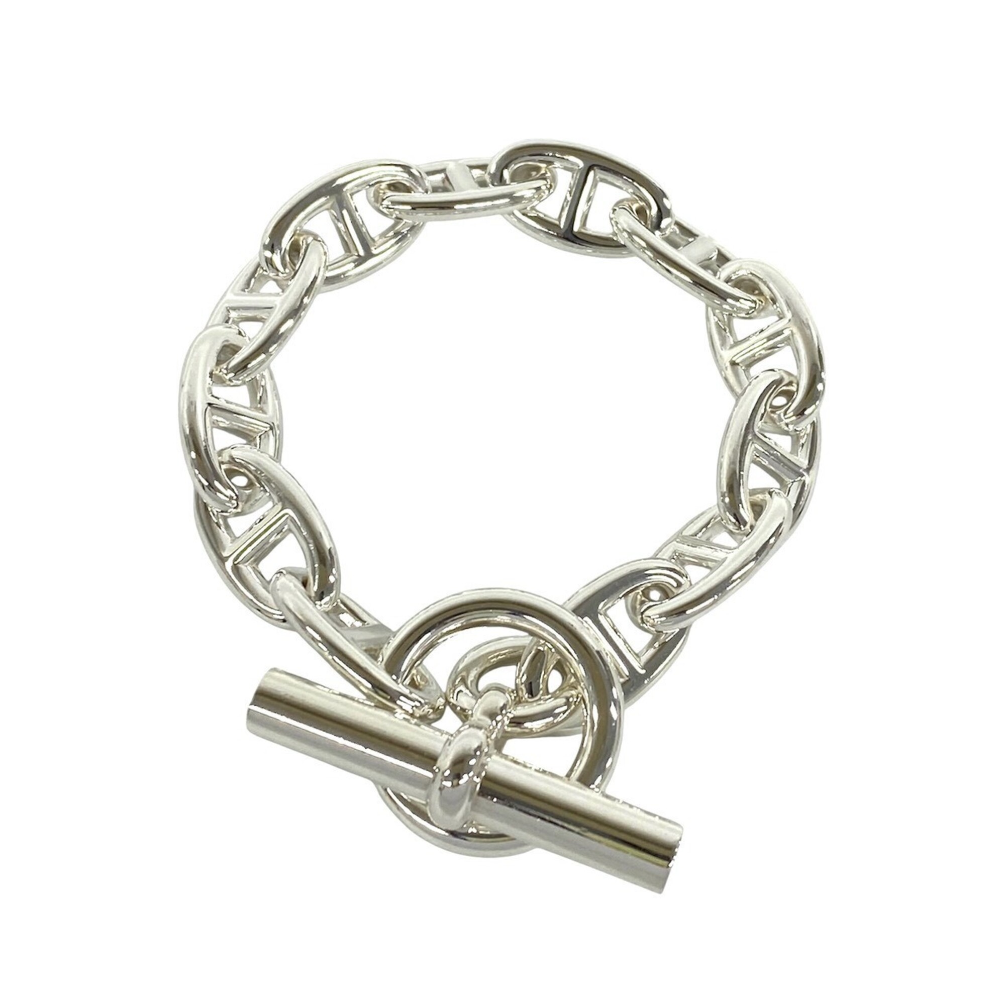 Hermès Chaine d'Ancre GM 12-link bracelet RN0002763