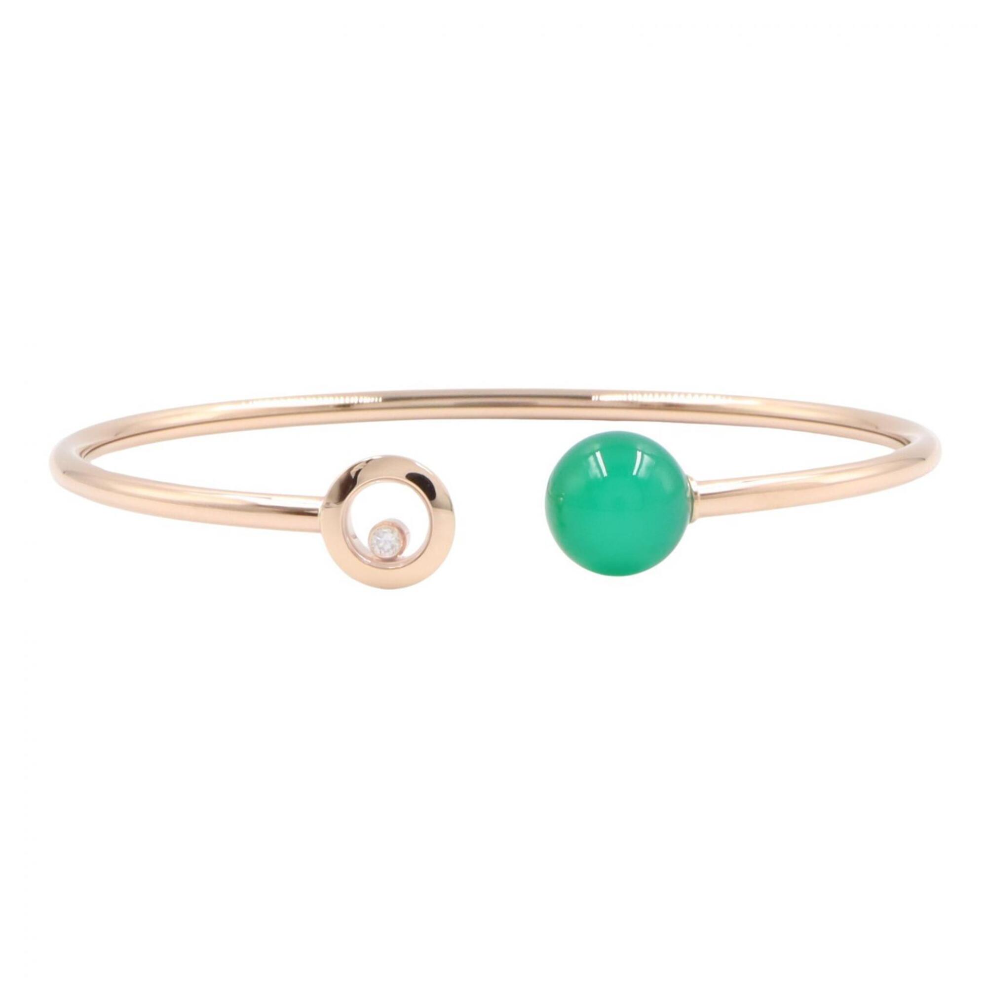 Chopard Happy Diamonds Planet Green Agate Bracelet RN0002778