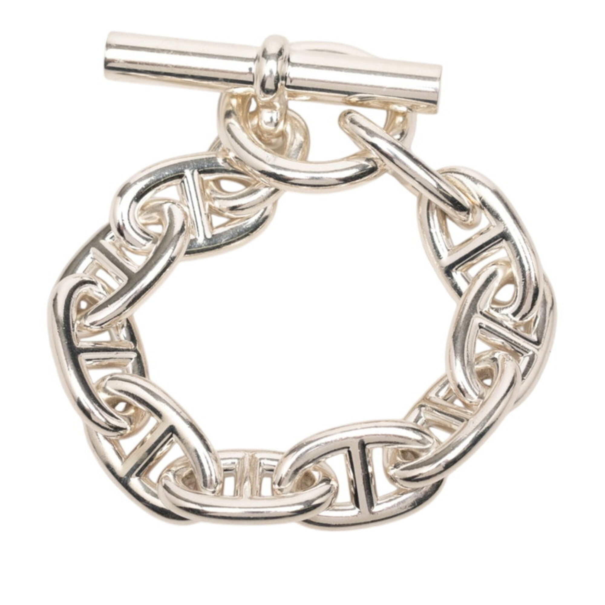 Hermès Chaine d'Ancre TGM 10-link chain bracelet RN0002790