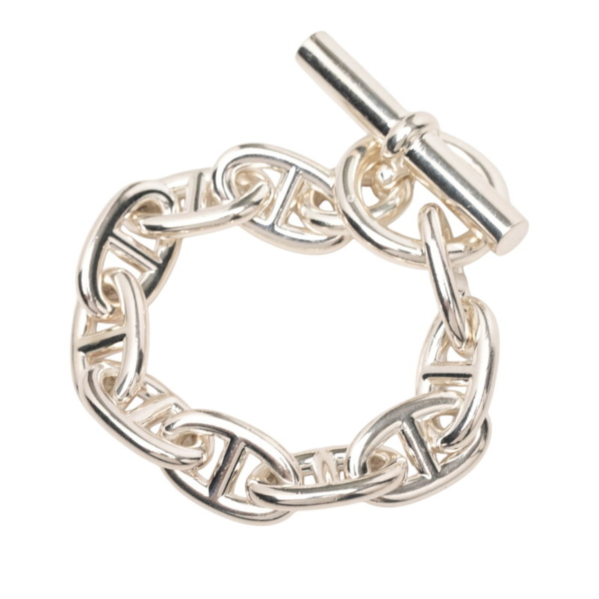 Hermès Chaine d'Ancre TGM 10-link chain bracelet RN0002790