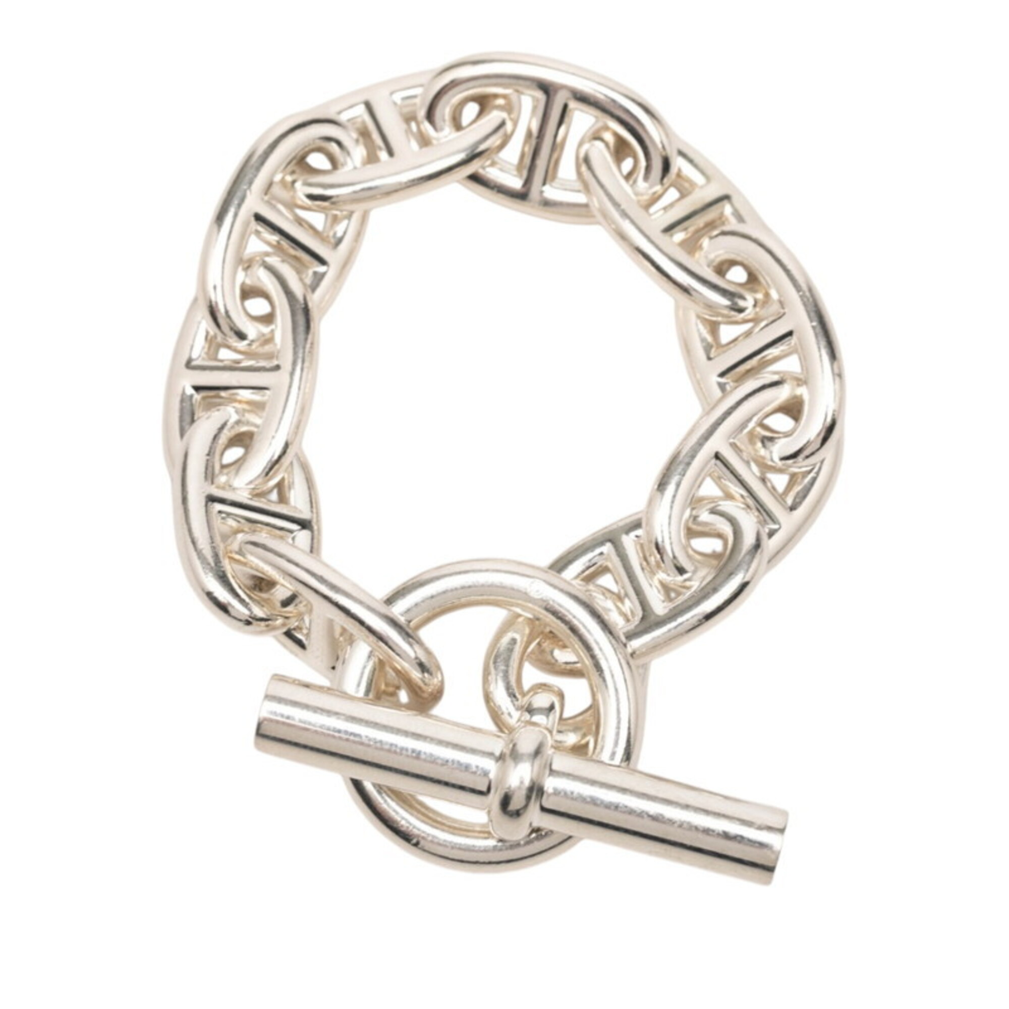 Hermès Chaine d'Ancre TGM 10-link chain bracelet RN0002790