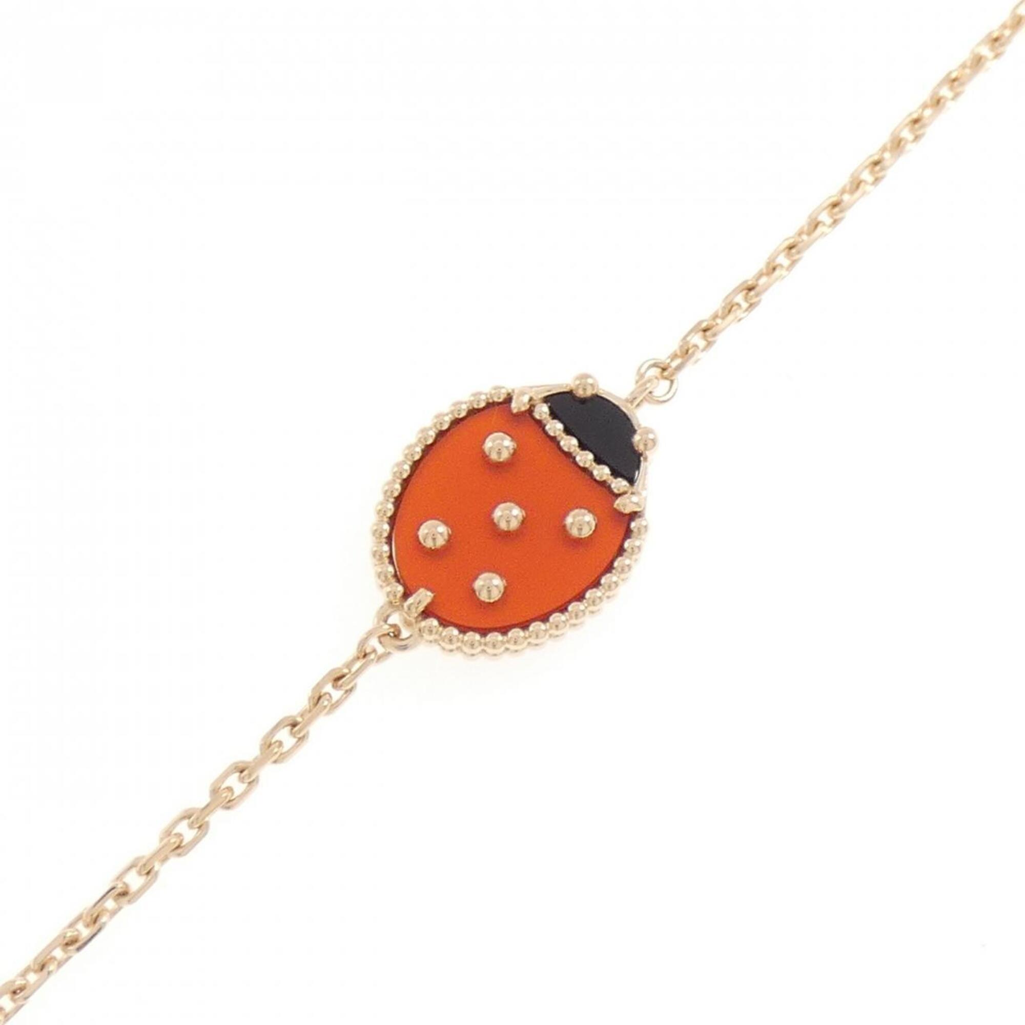 Van Cleef & Arpels Lucky Spring Closed Wing Ladybug Bracelet RN0002798