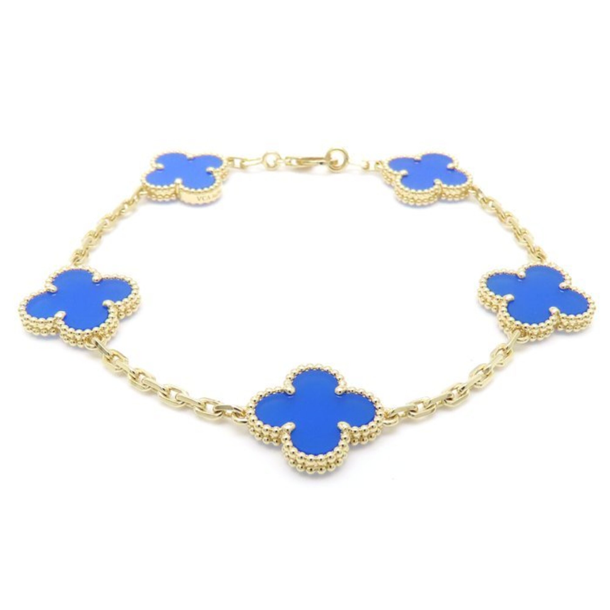 Van Cleef & Arpels Vintage Alhambra 5-Motif Bracelet RN0002805