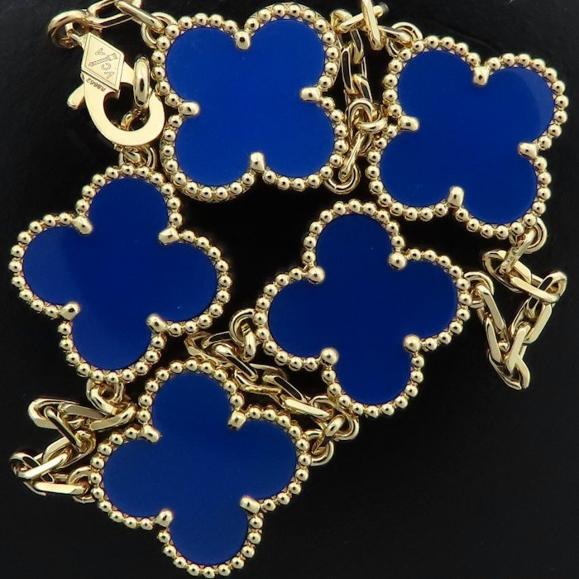 Van Cleef & Arpels Vintage Alhambra 5-Motif Bracelet RN0002805