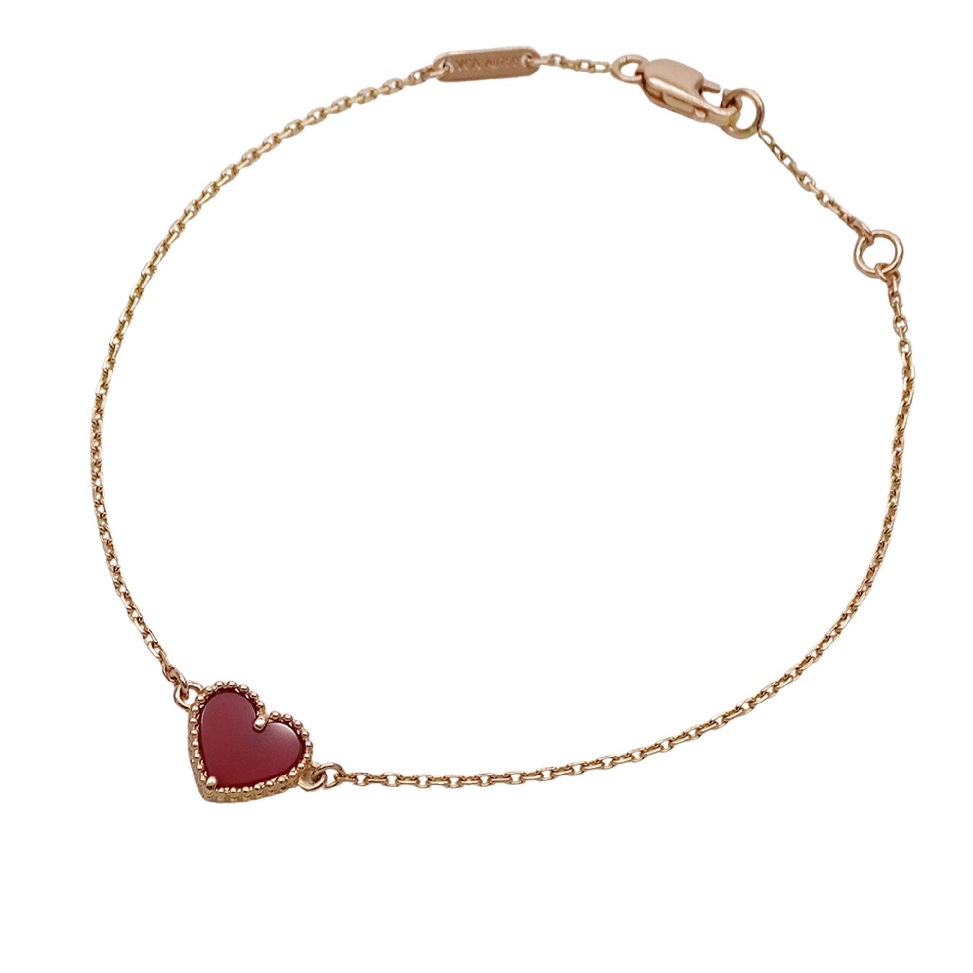 Van Cleef & Arpels Sweet Alhambra Heart Bracelet RN0002830