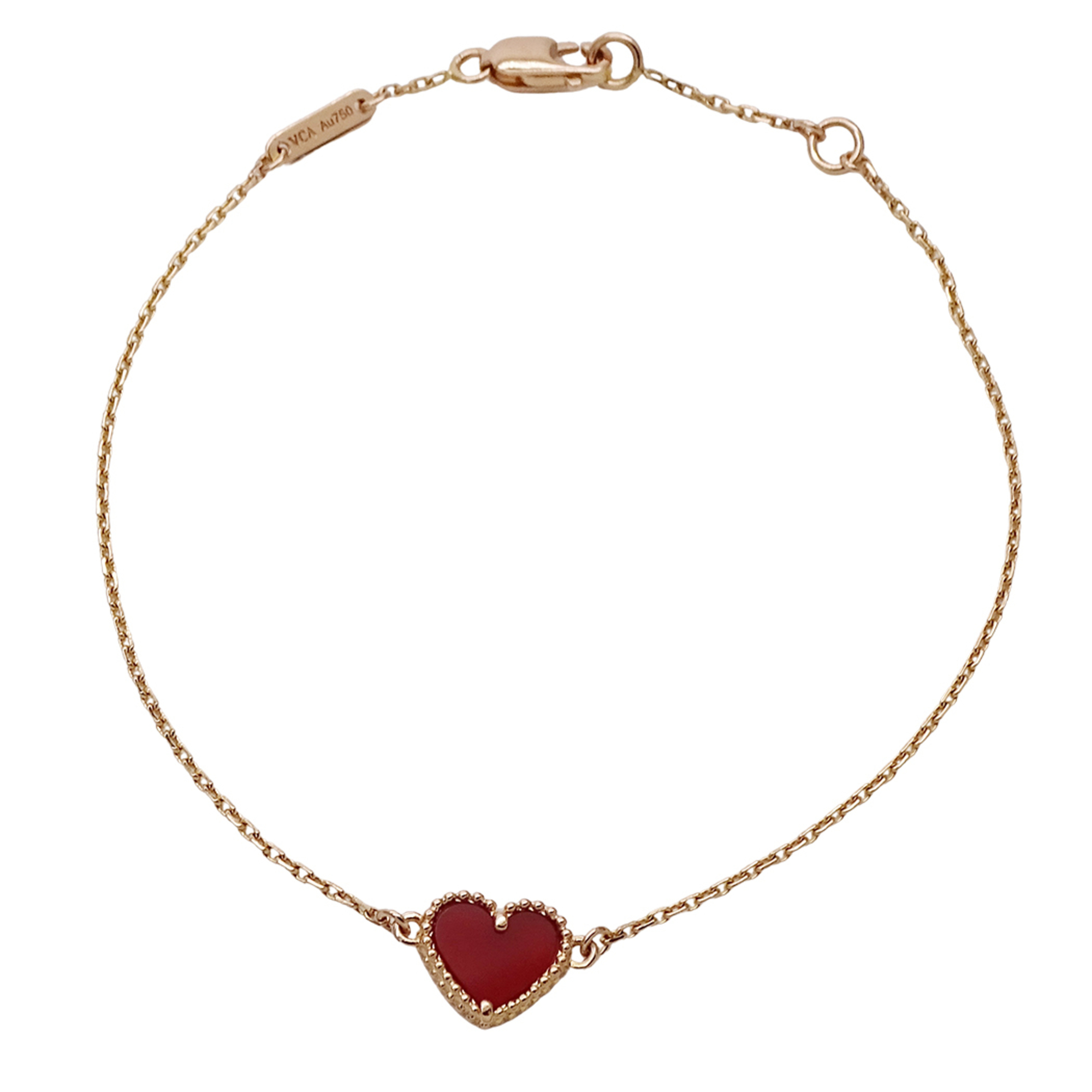 Van Cleef & Arpels Sweet Alhambra Heart Bracelet RN0002830