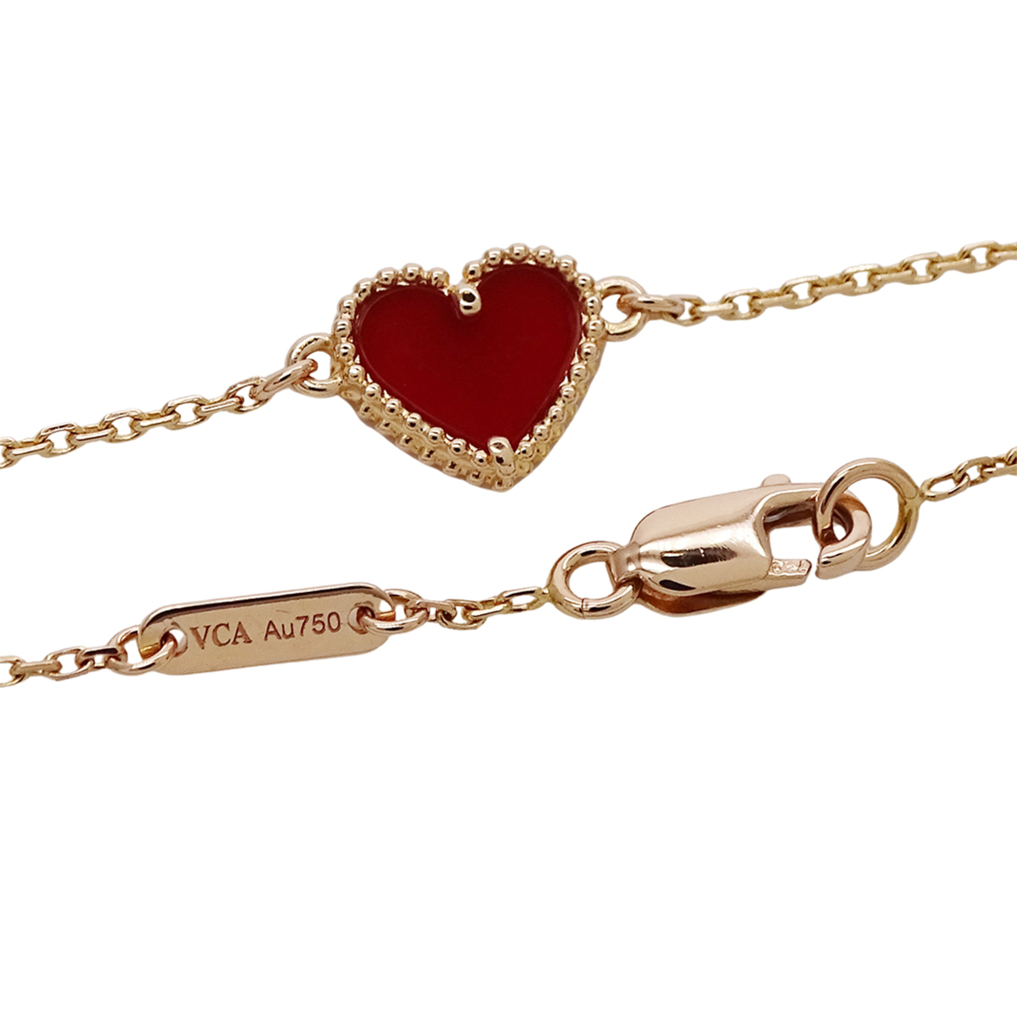 Van Cleef & Arpels Sweet Alhambra Heart Bracelet RN0002830