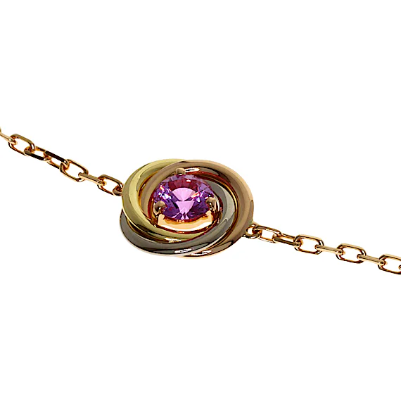 Cartier Trinity Pink Sapphire Bracelet RN0002841 Cartier Trinity Pink Sapphire Bracelet RN0002841