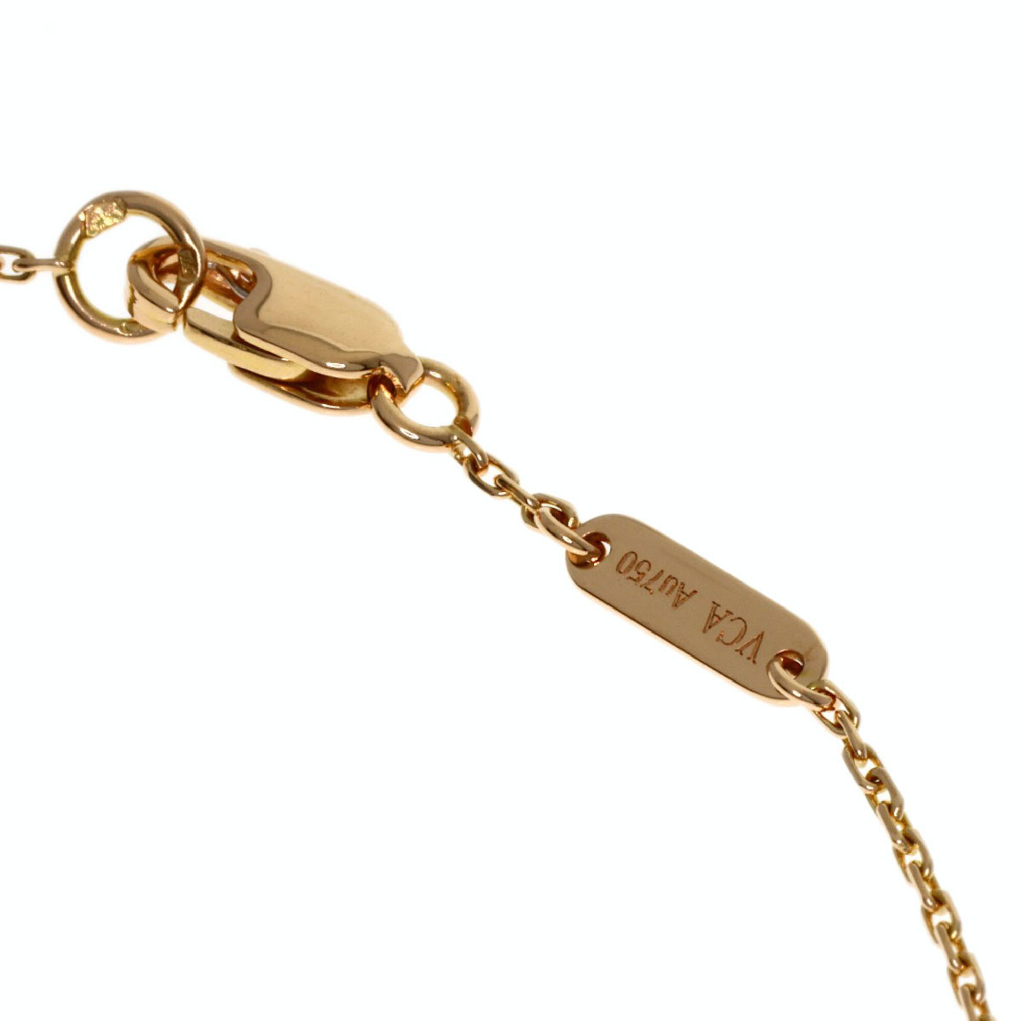 Van Cleef & Arpels Sweet Alhambra Heart Carnelian Bracelet RN0002843