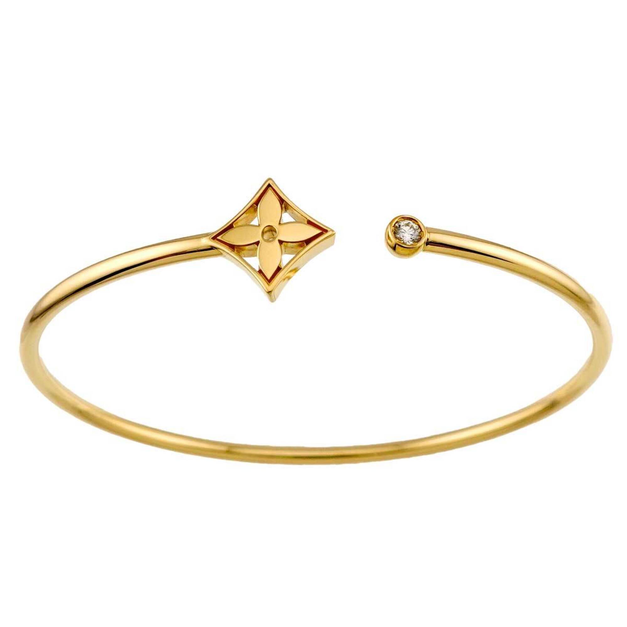 Louis Vuitton Twist Blossom Diamond Bracelet RN0002877