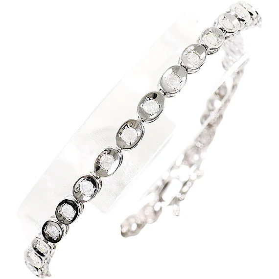 Unbranded K10 10K WG White Gold Diamond Bracelet RN0002881 Unbranded K10 10K WG White Gold Diamond Bracelet RN0002881
