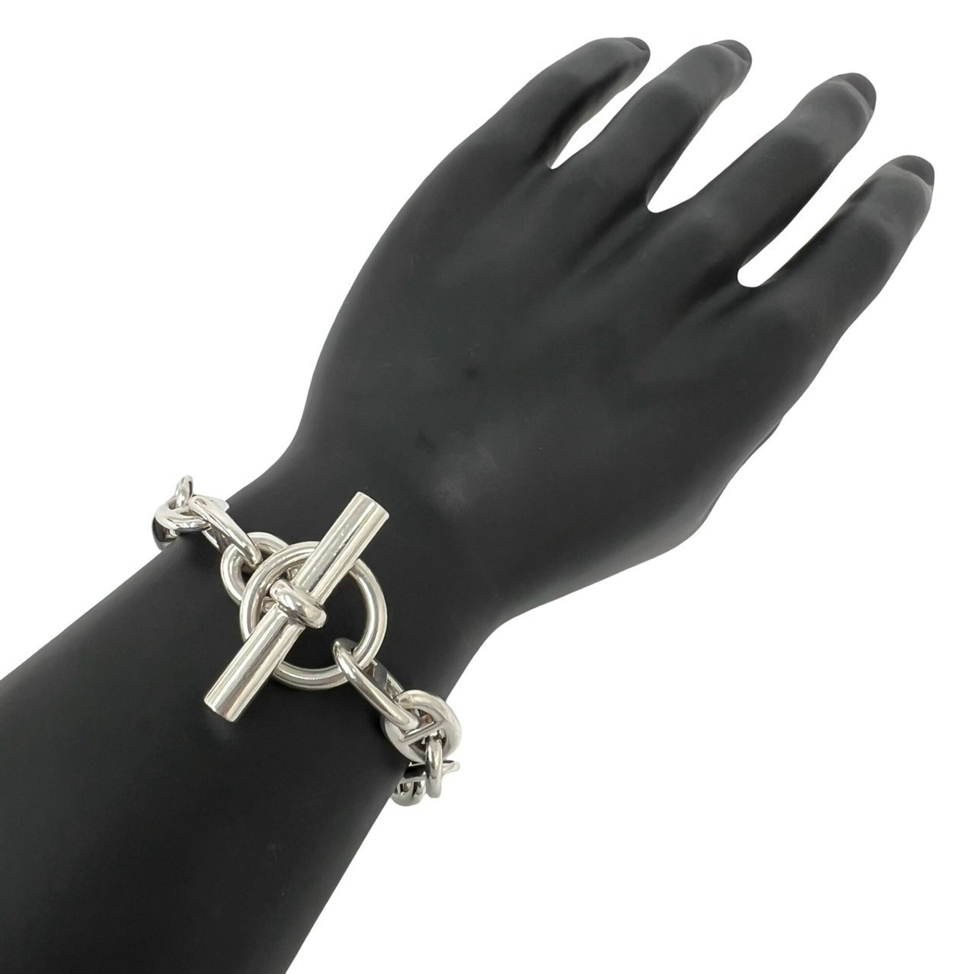 Hermès Chaine d'Ancre MM 17-link Bracelet RN0002893