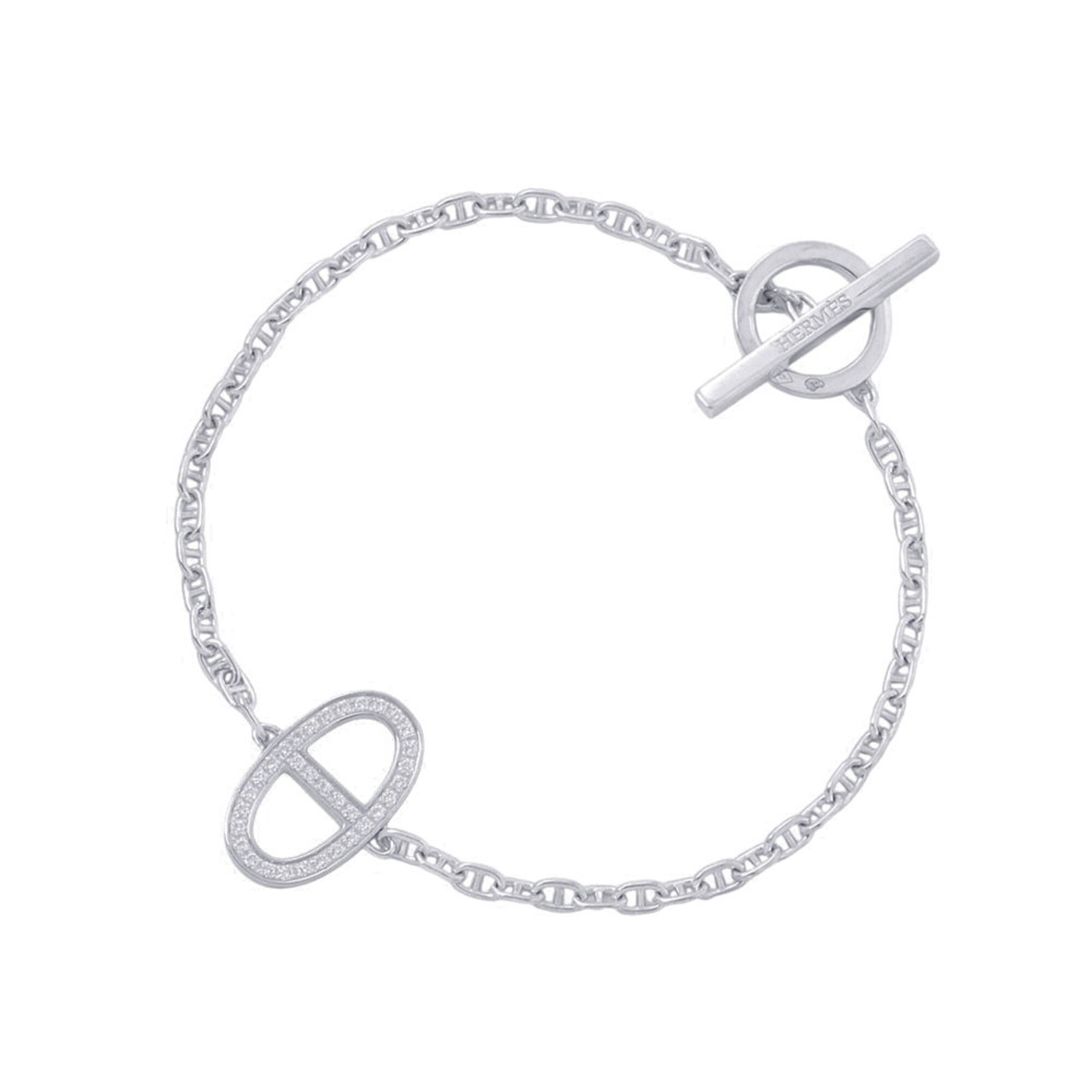 Hermès Chaine d'Ancre Contour Bracelet RN0002908